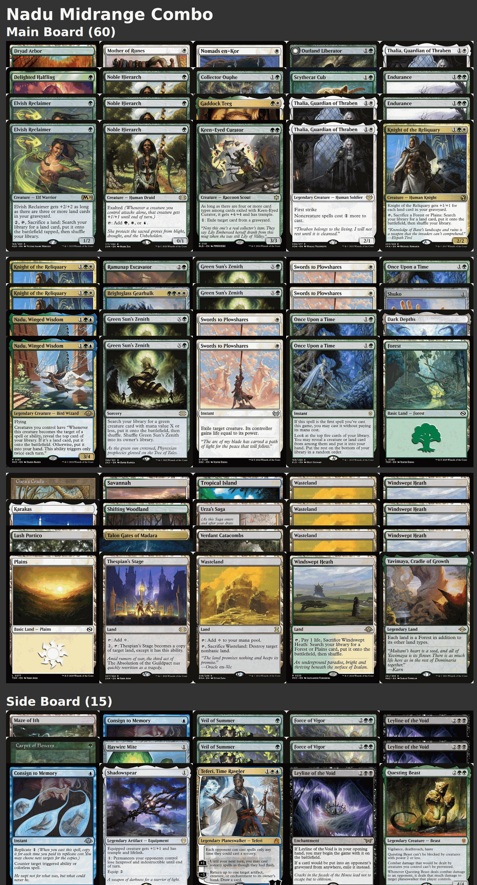 Nadu Midrange Combo