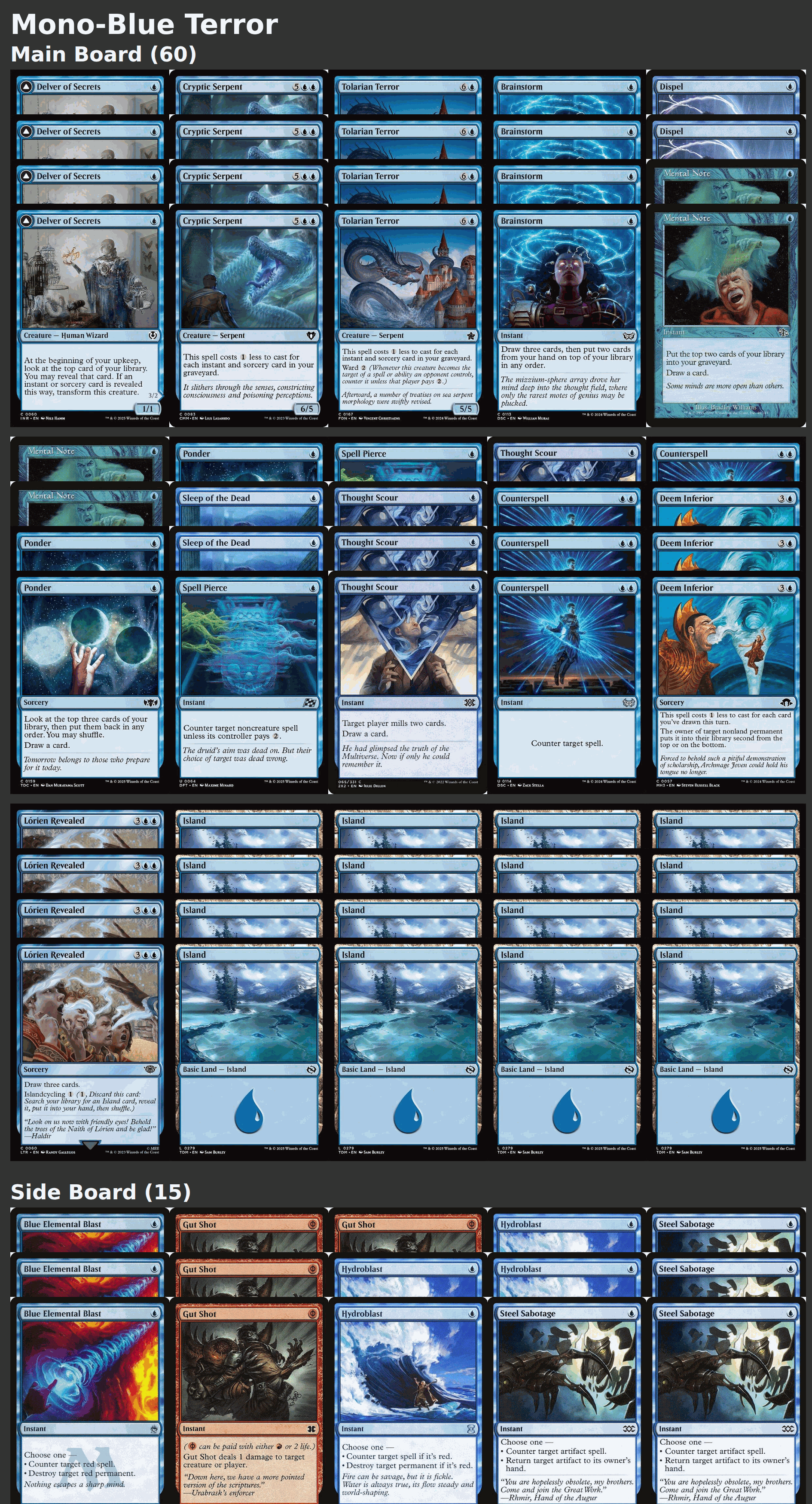 Mono-Blue Terror