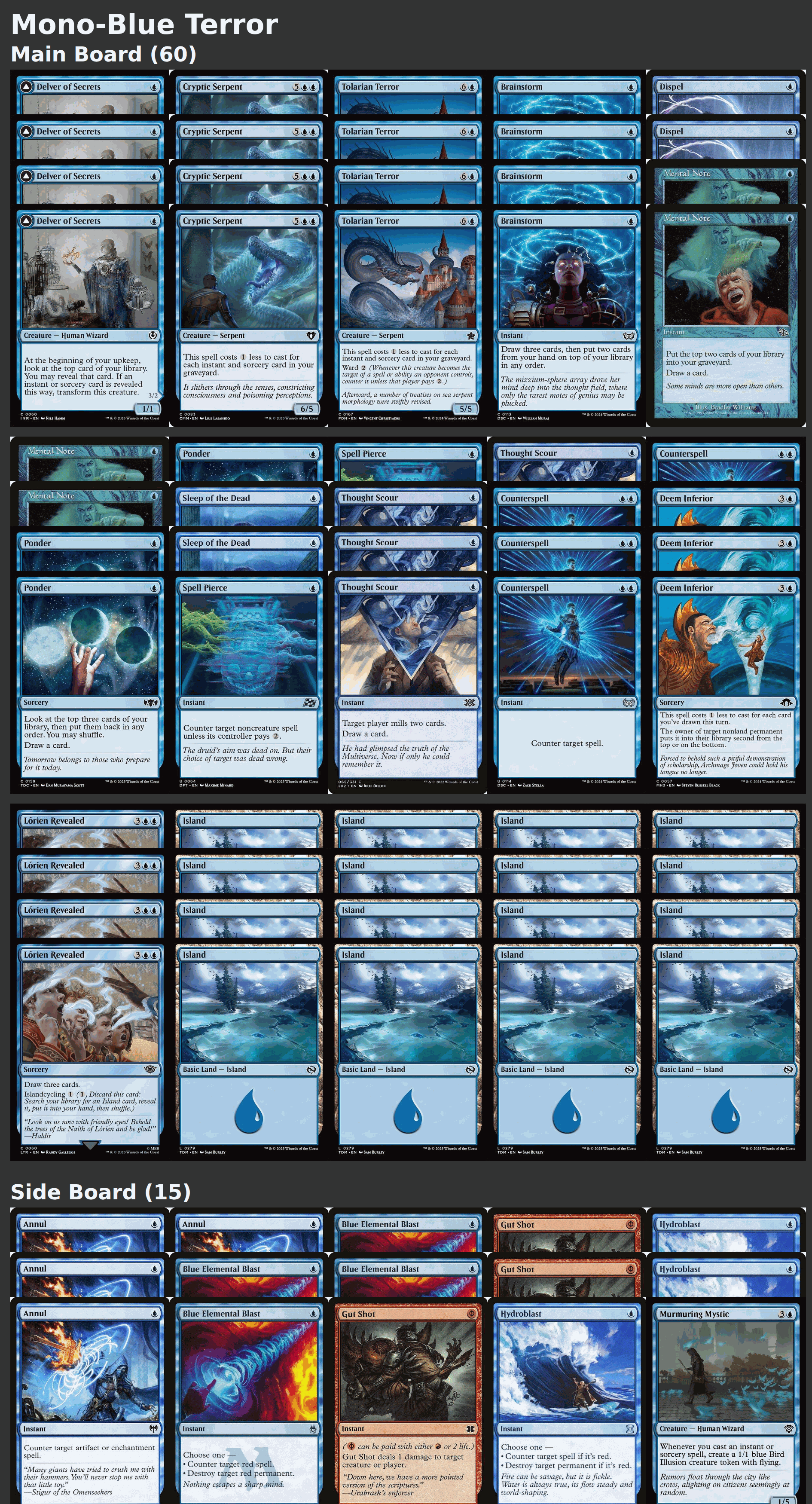 Mono-Blue Terror