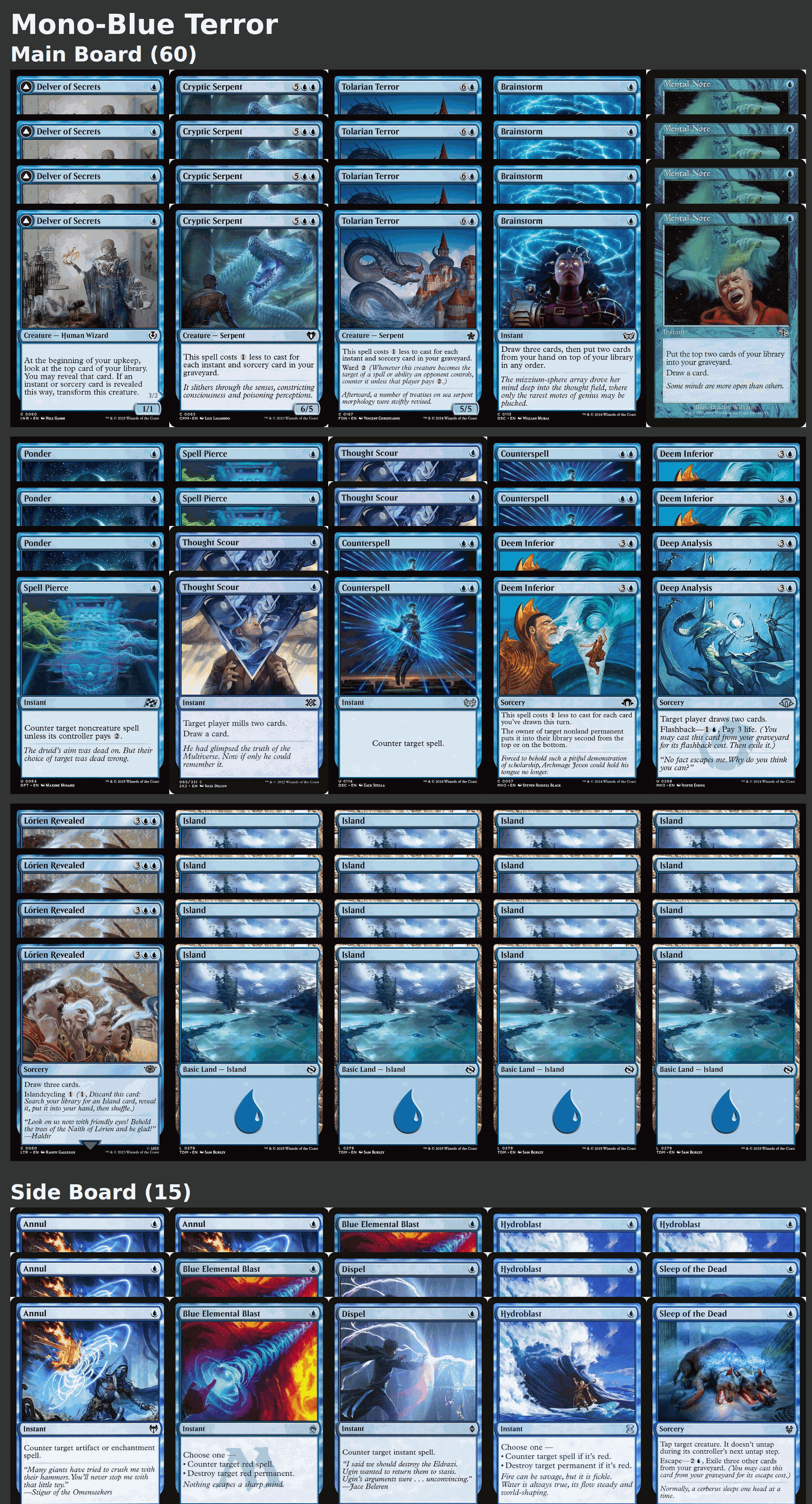 Mono-Blue Terror