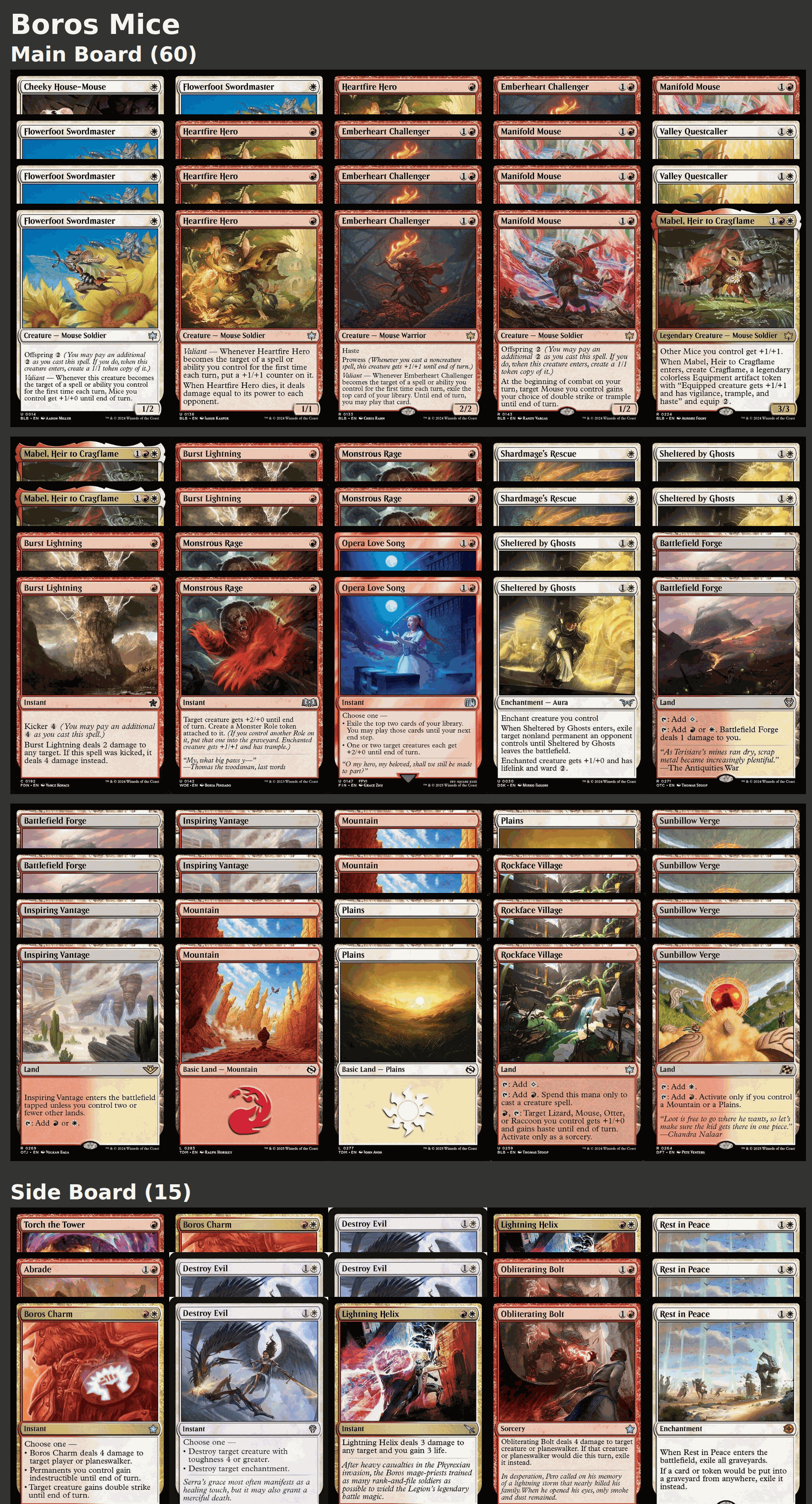 Boros Mice