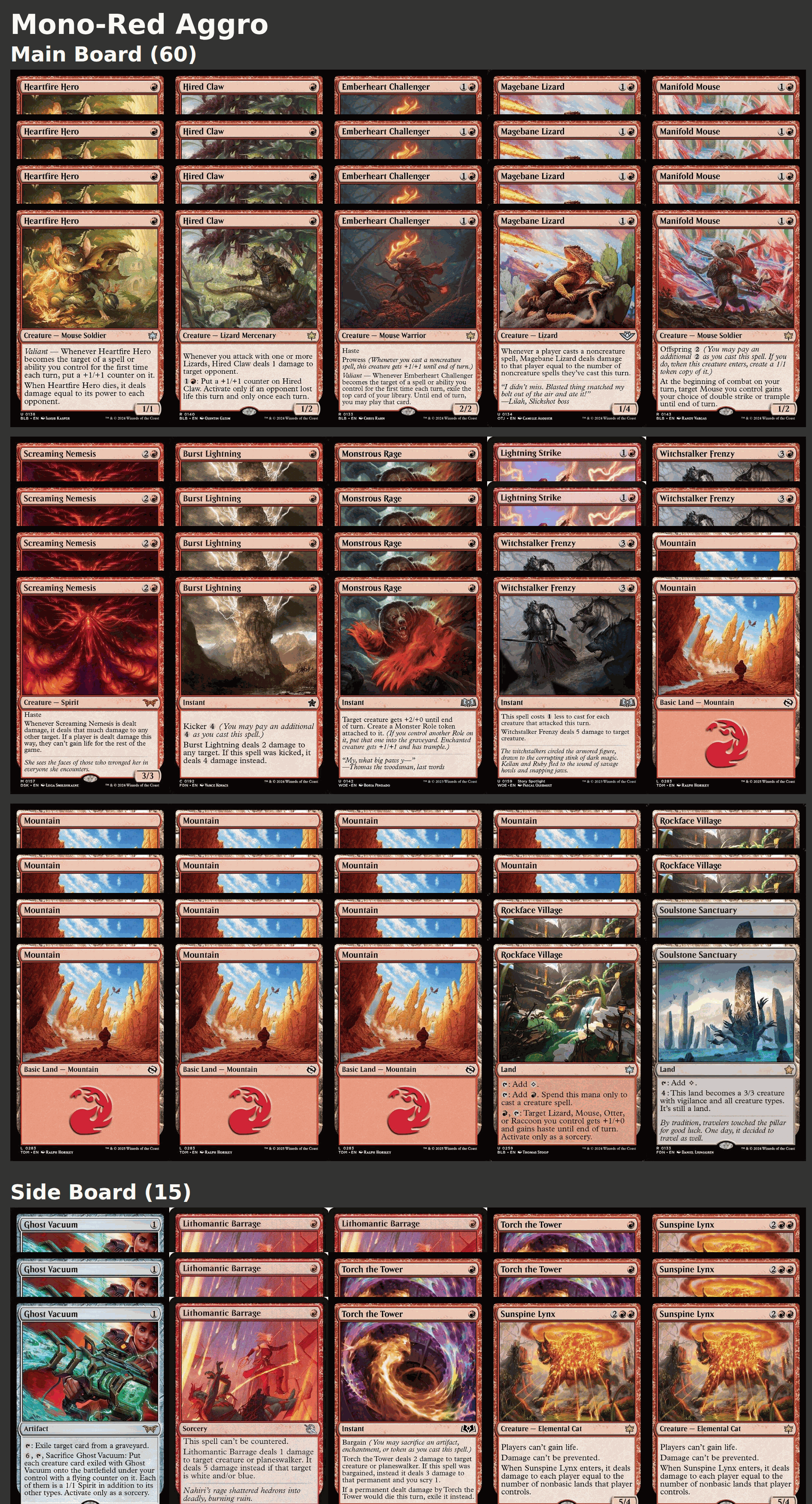 Mono-Red Aggro