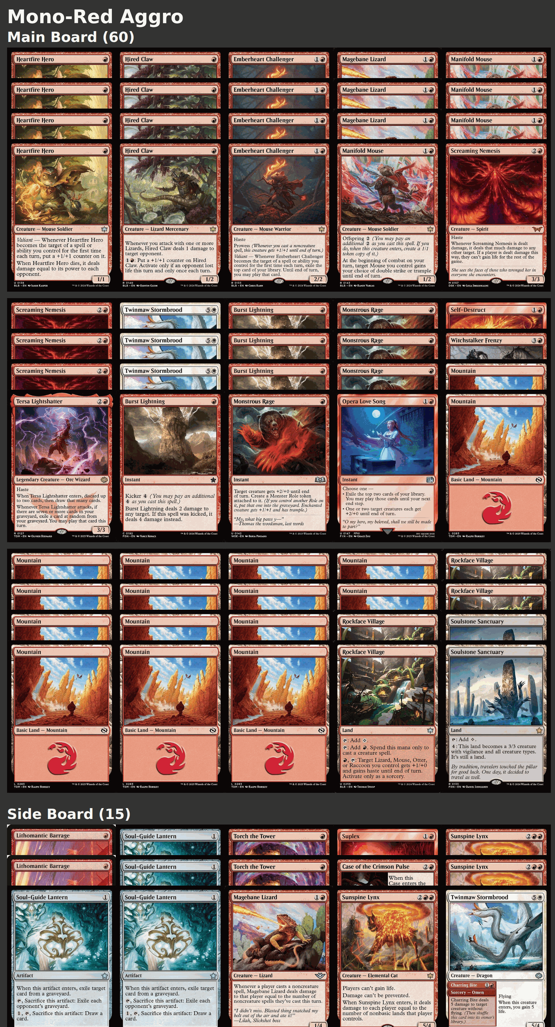 Mono-Red Aggro