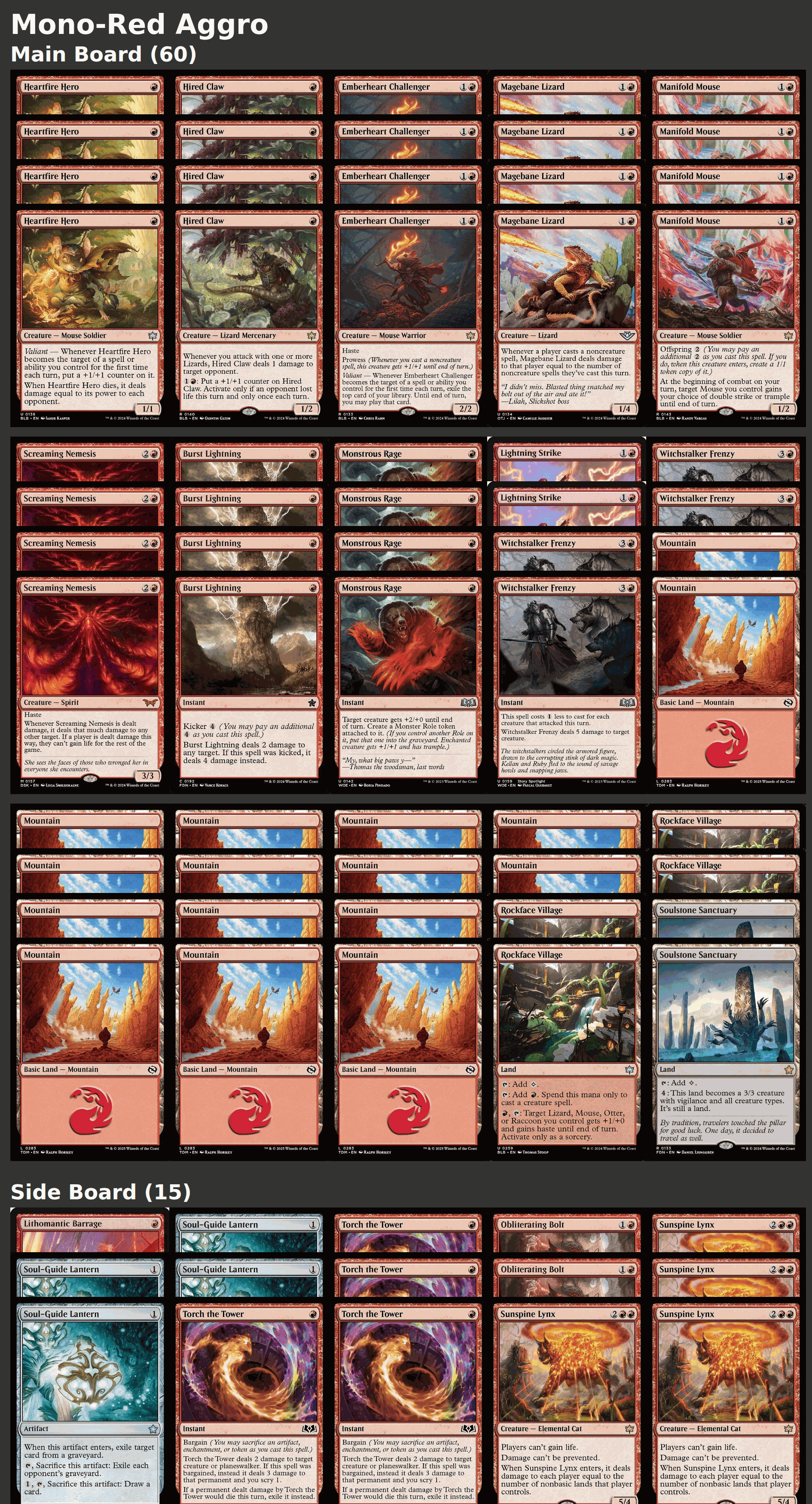 Mono-Red Aggro