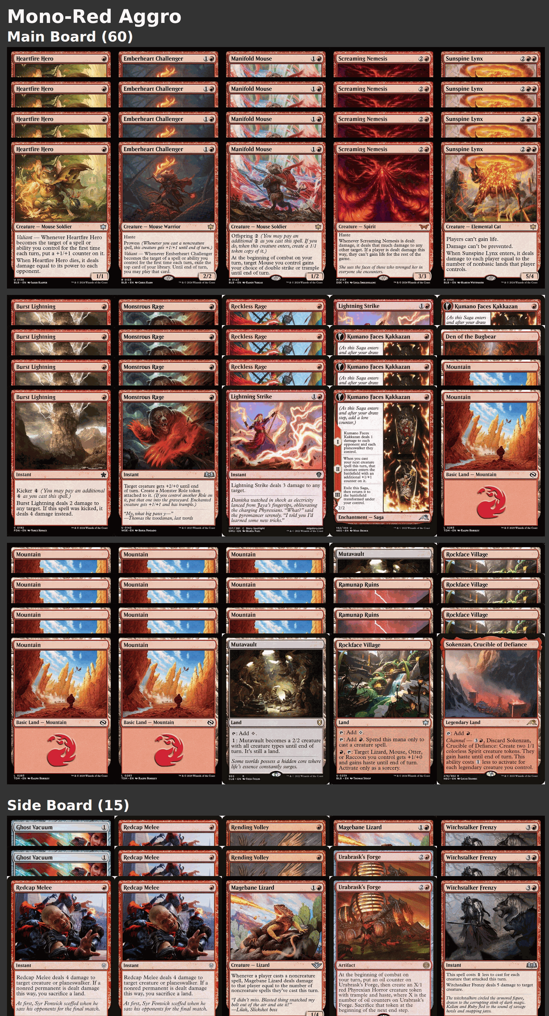 Mono-Red Aggro