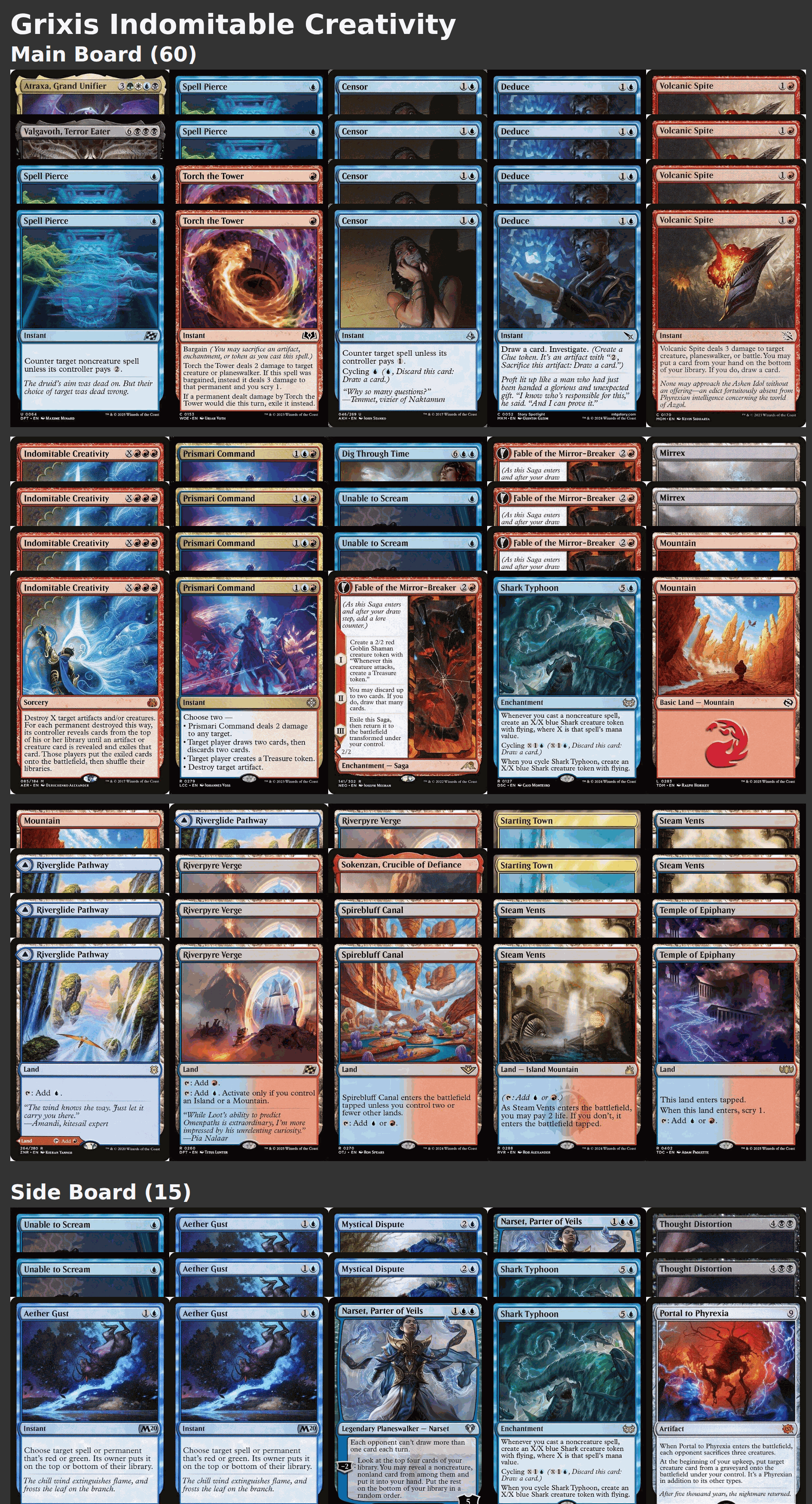 Grixis Indomitable Creativity