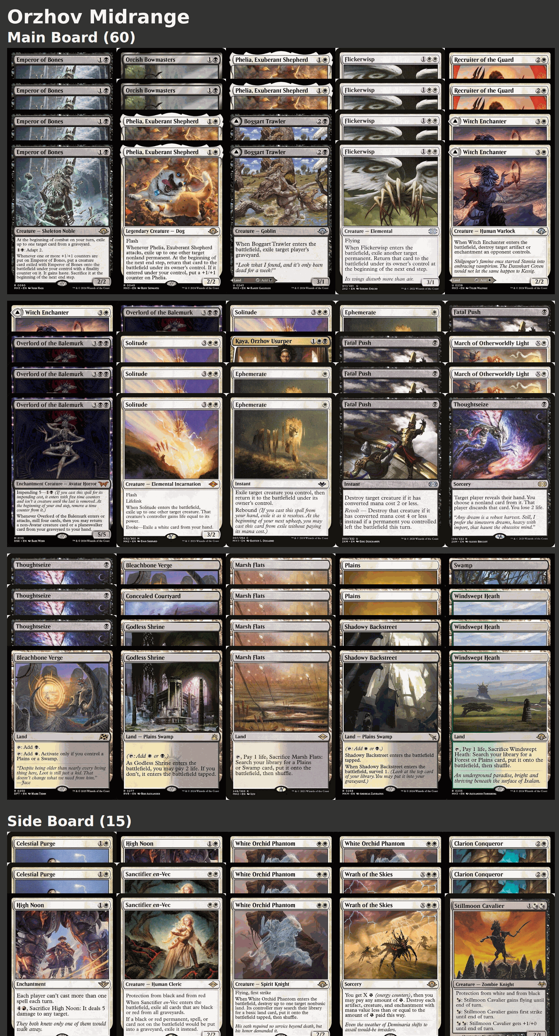 Orzhov Midrange