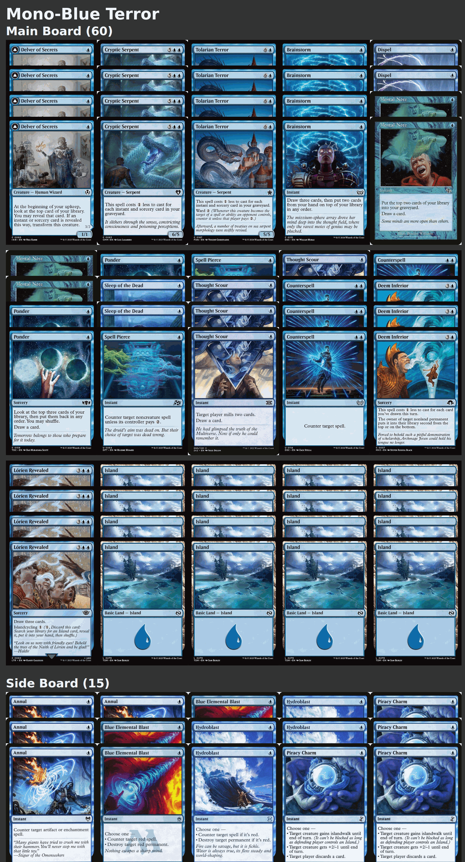 Mono-Blue Terror