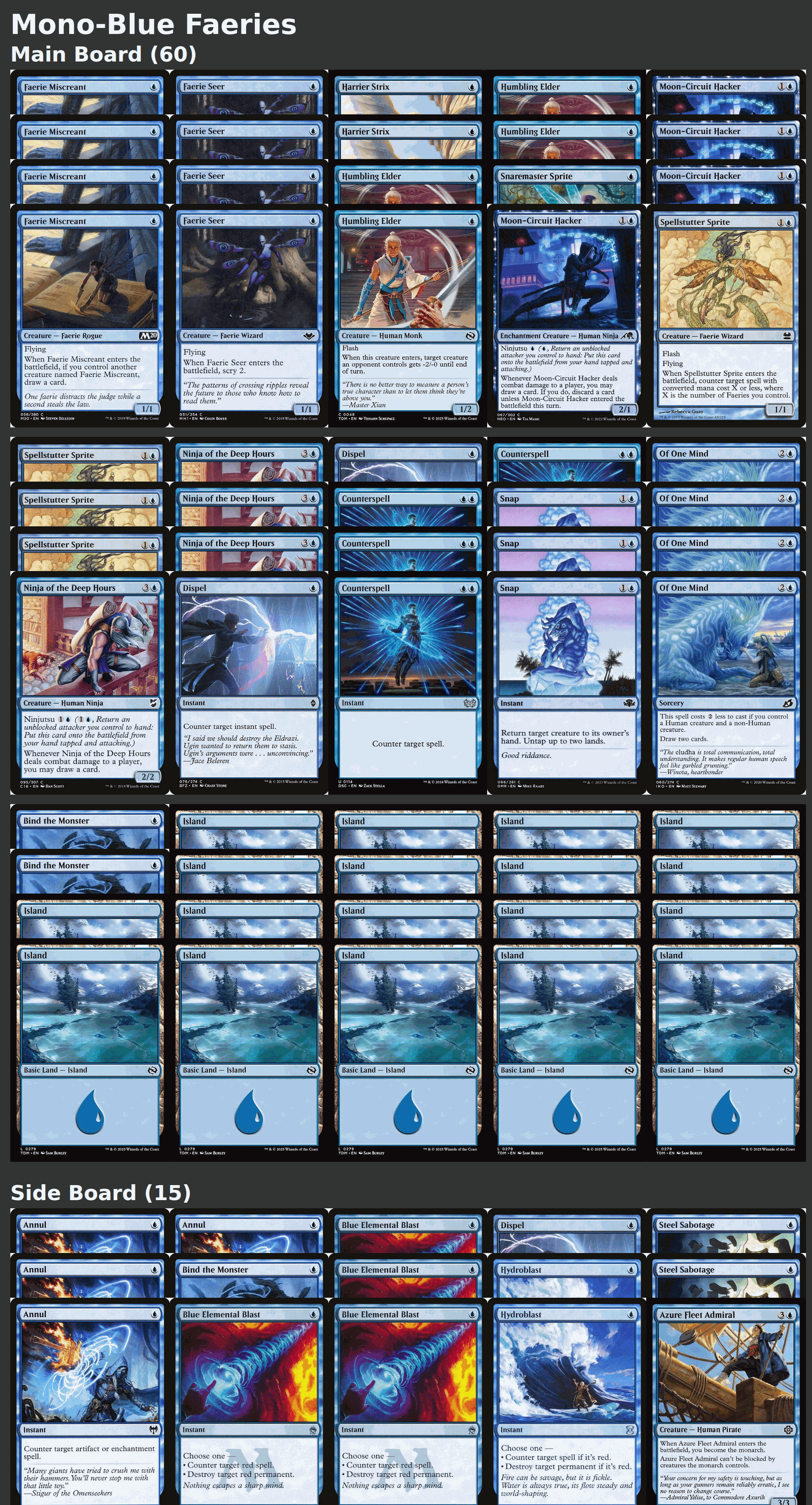Mono-Blue Faeries