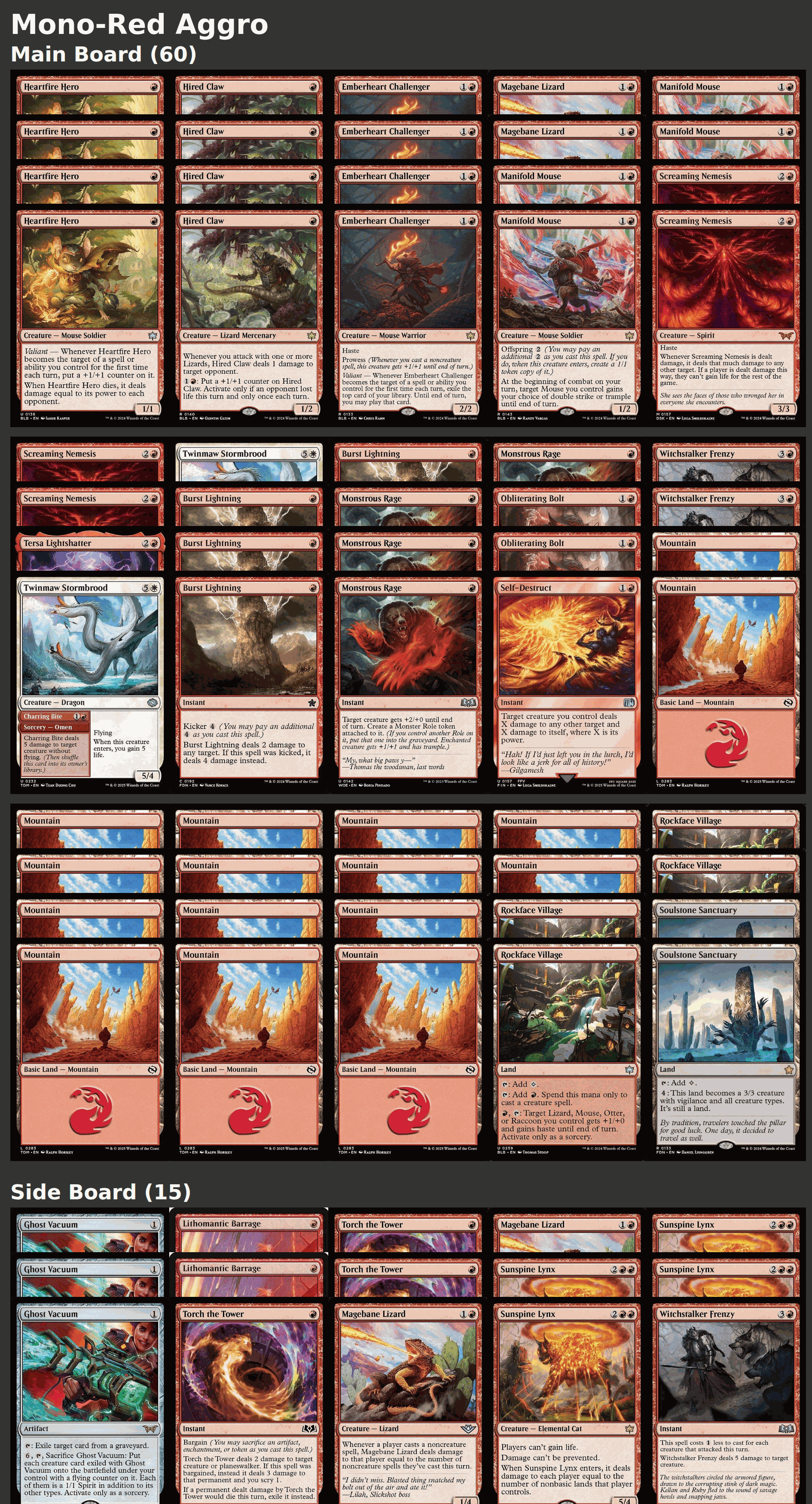 Mono-Red Aggro