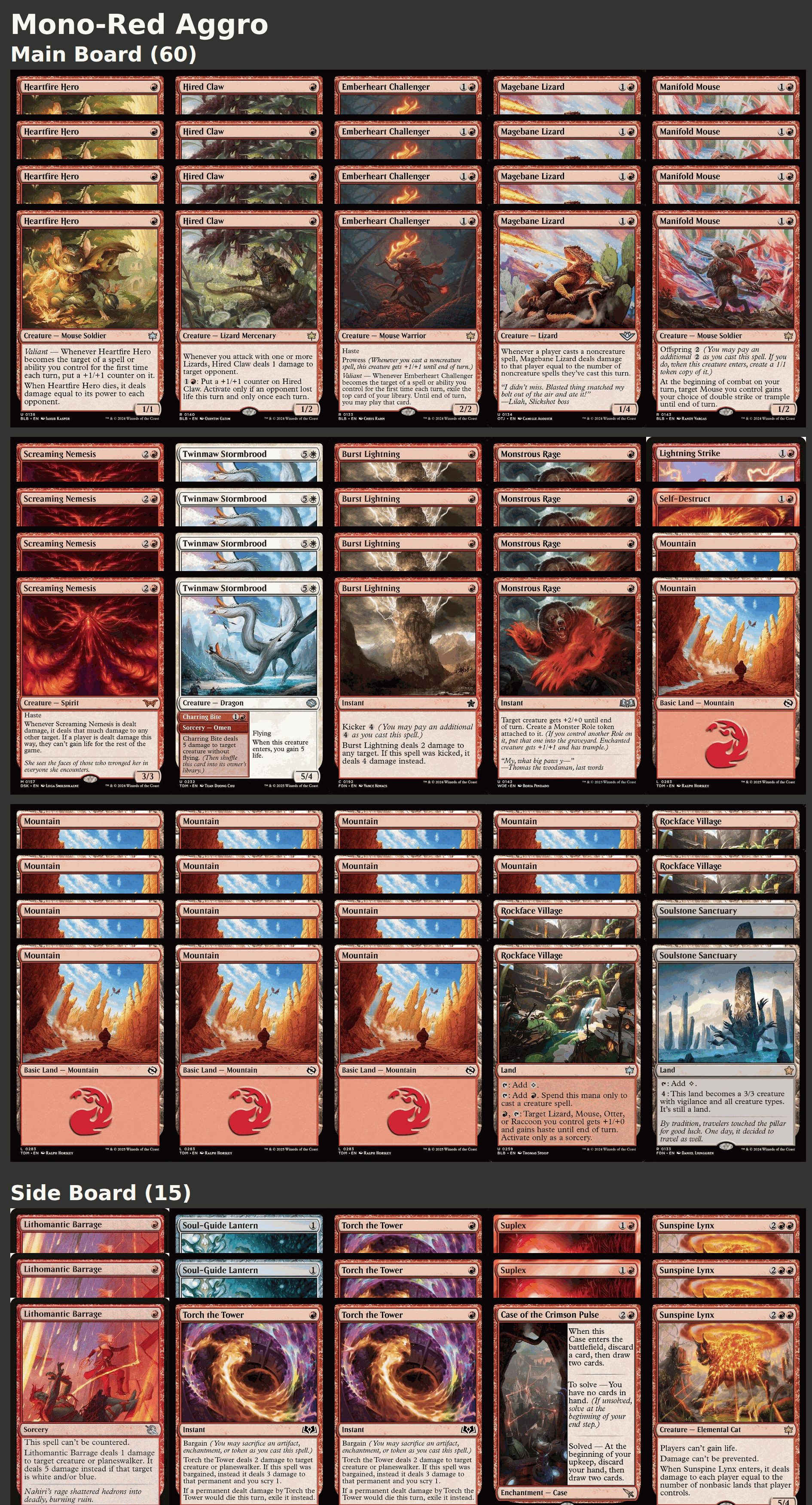 Mono-Red Aggro
