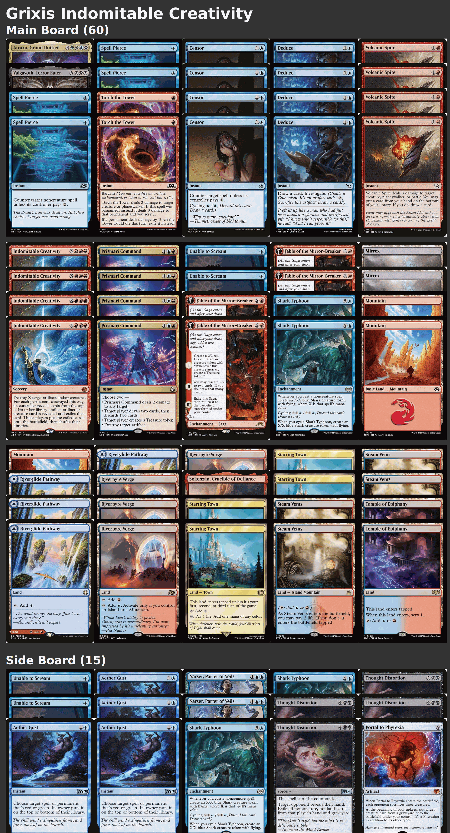 Grixis Indomitable Creativity