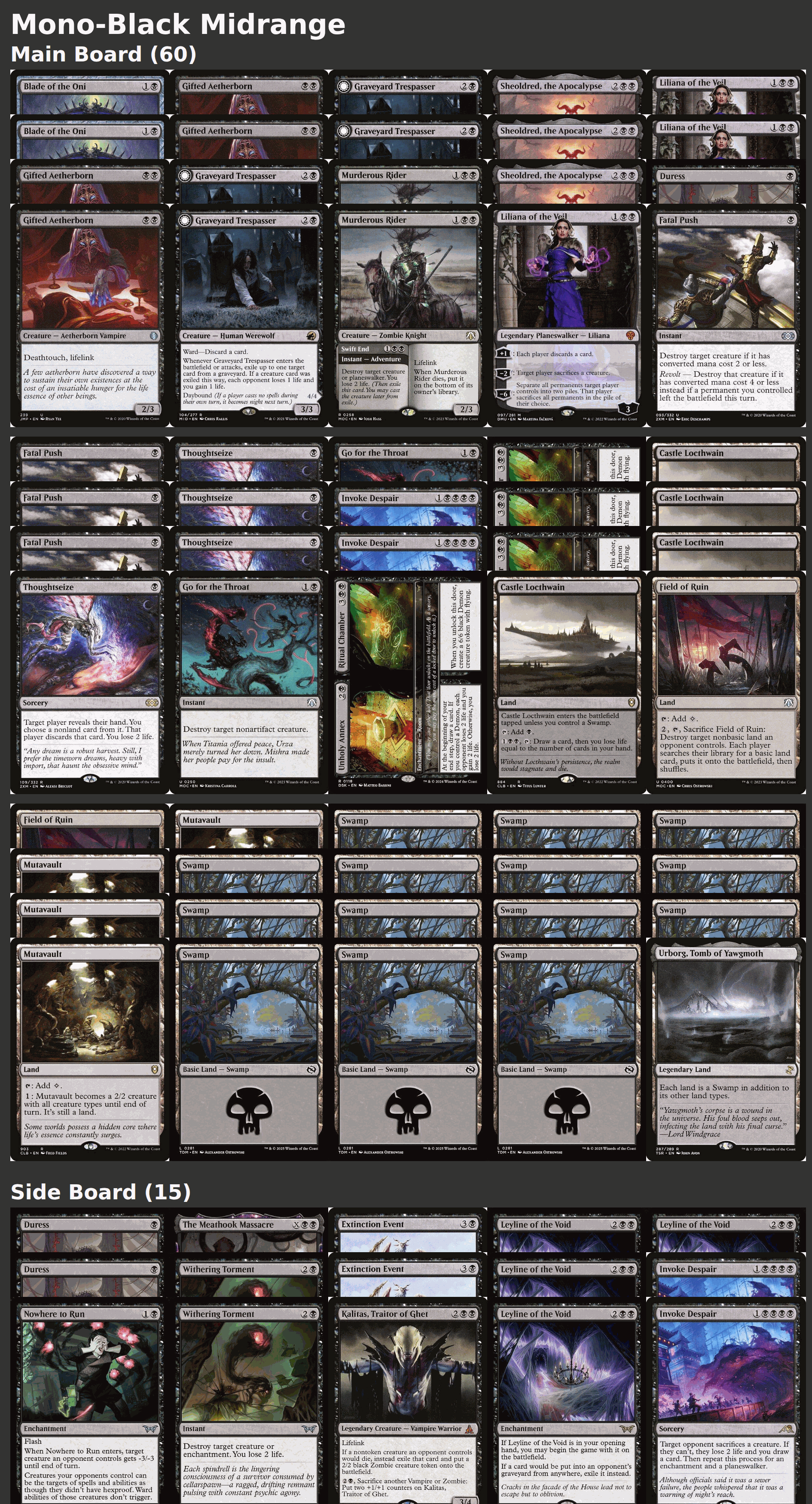 Mono-Black Midrange
