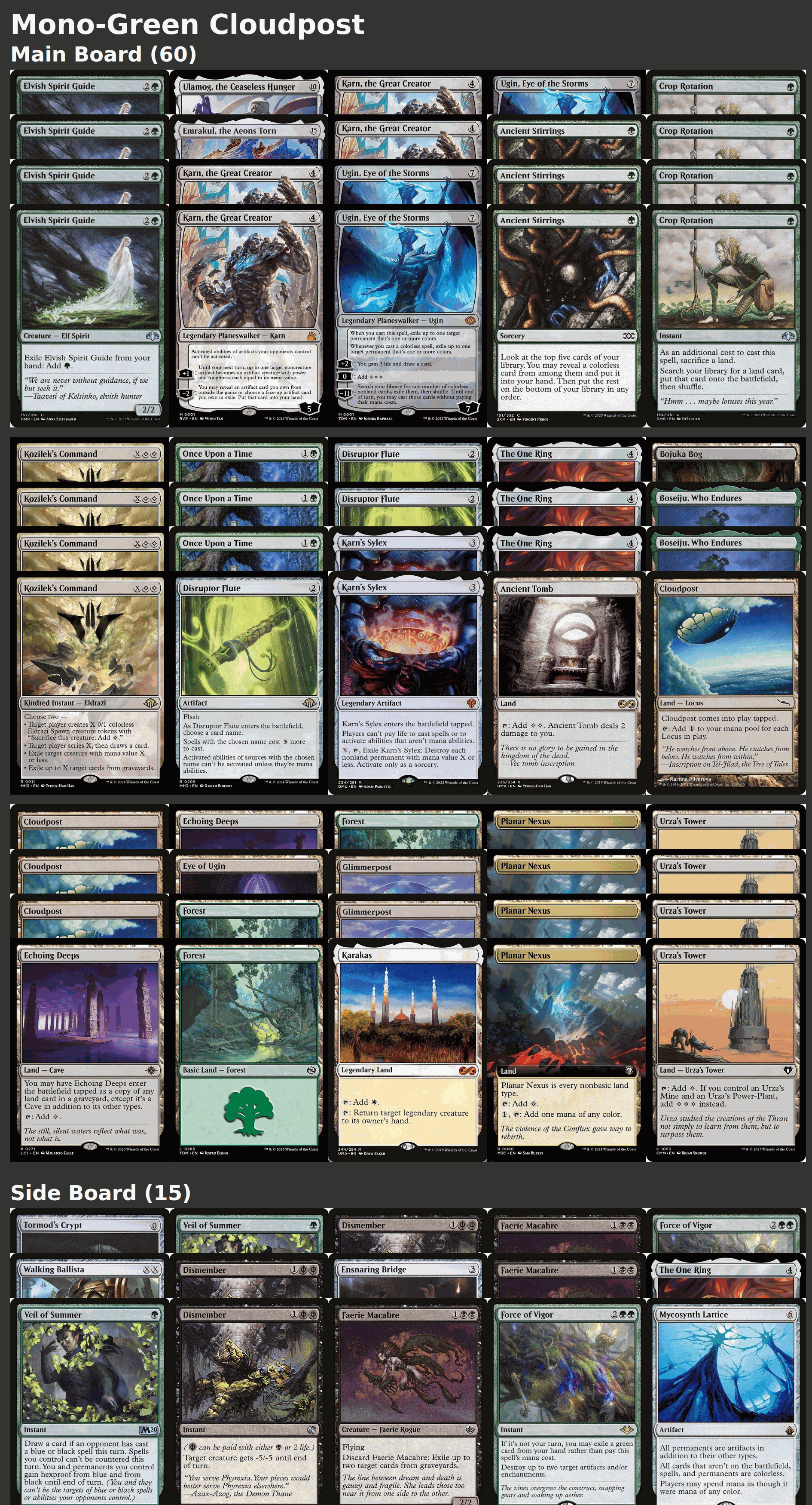 Mono-Green Cloudpost