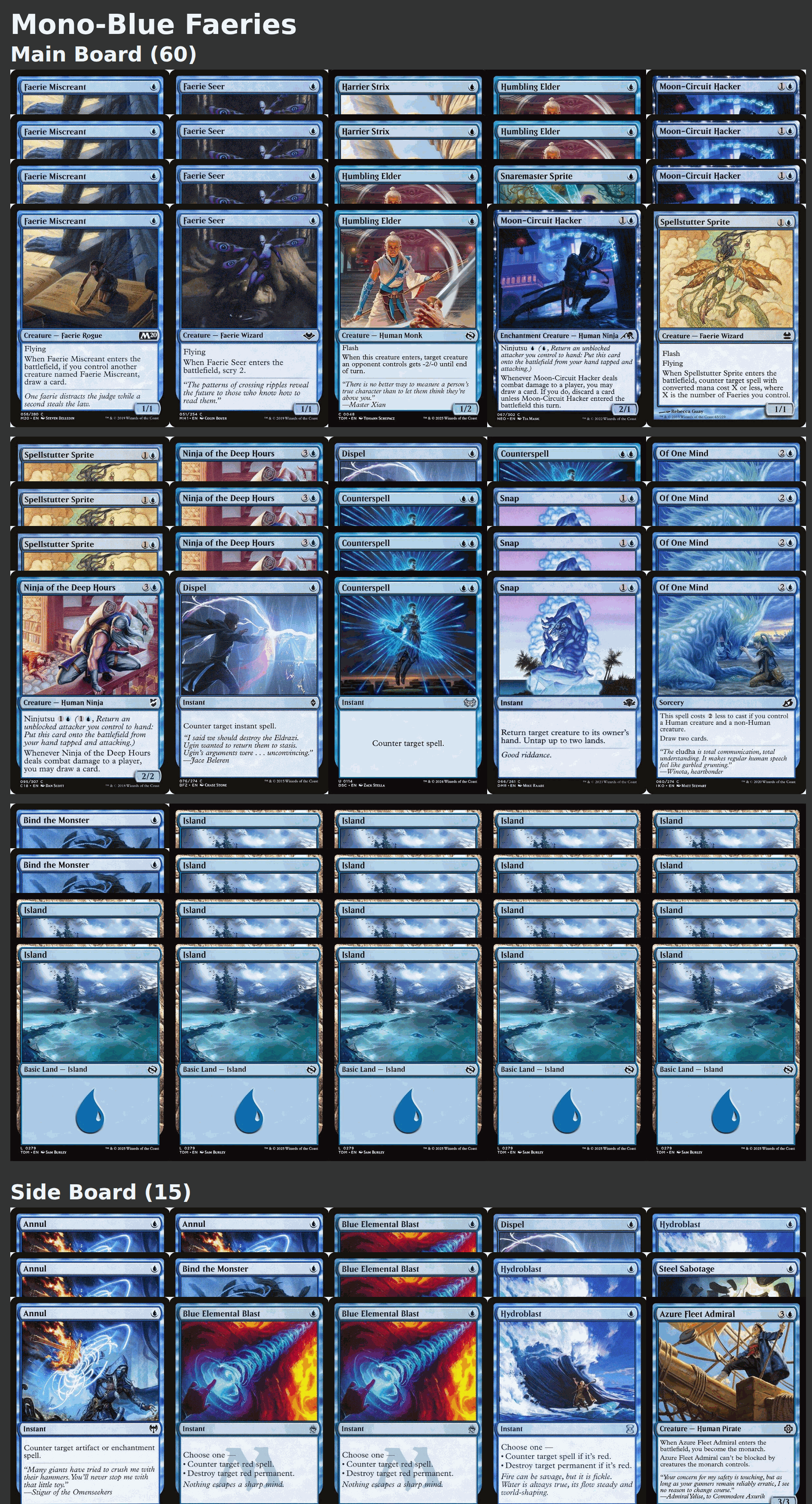 Mono-Blue Faeries