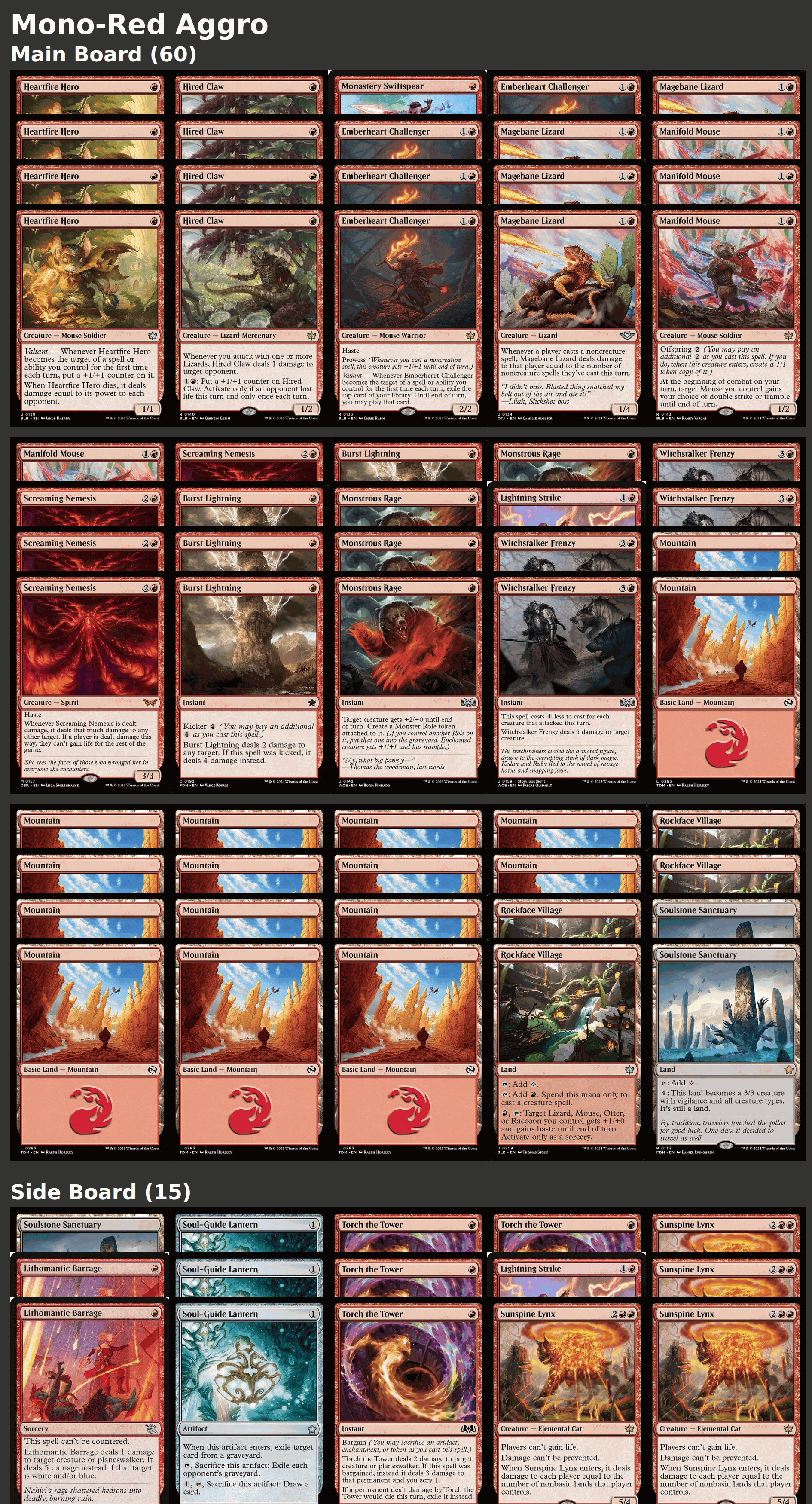 Mono-Red Aggro