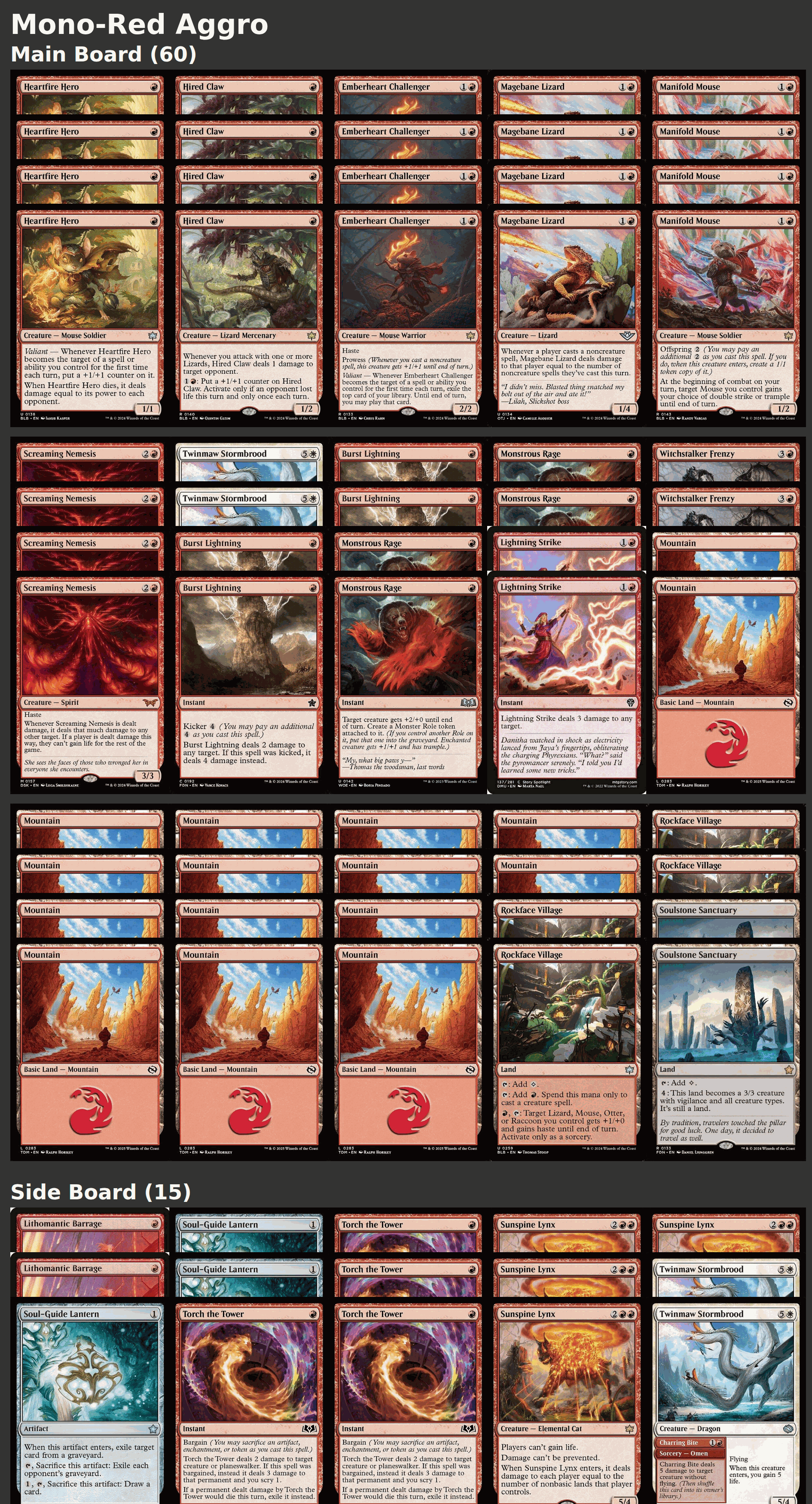 Mono-Red Aggro
