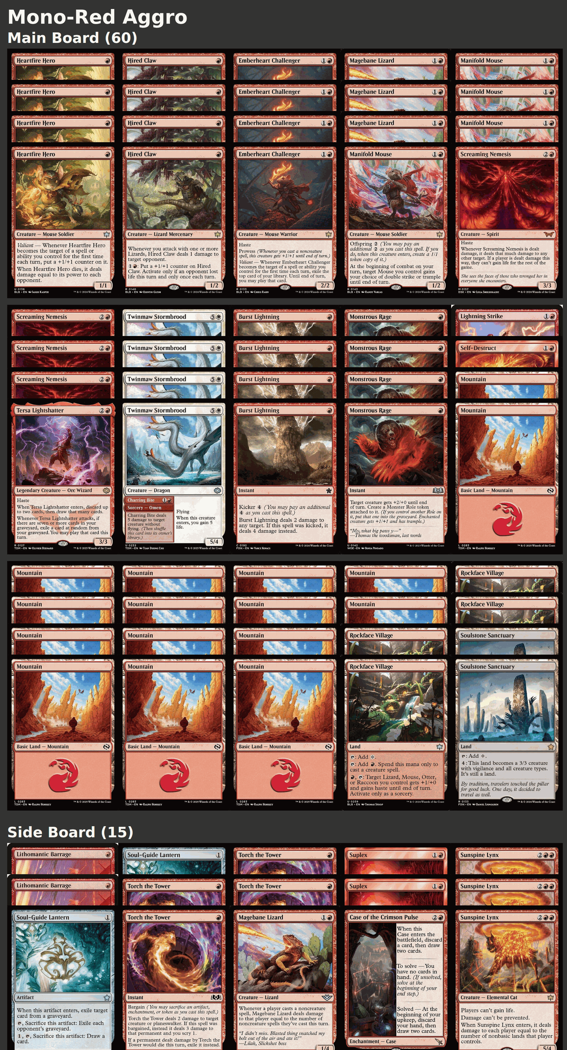 Mono-Red Aggro