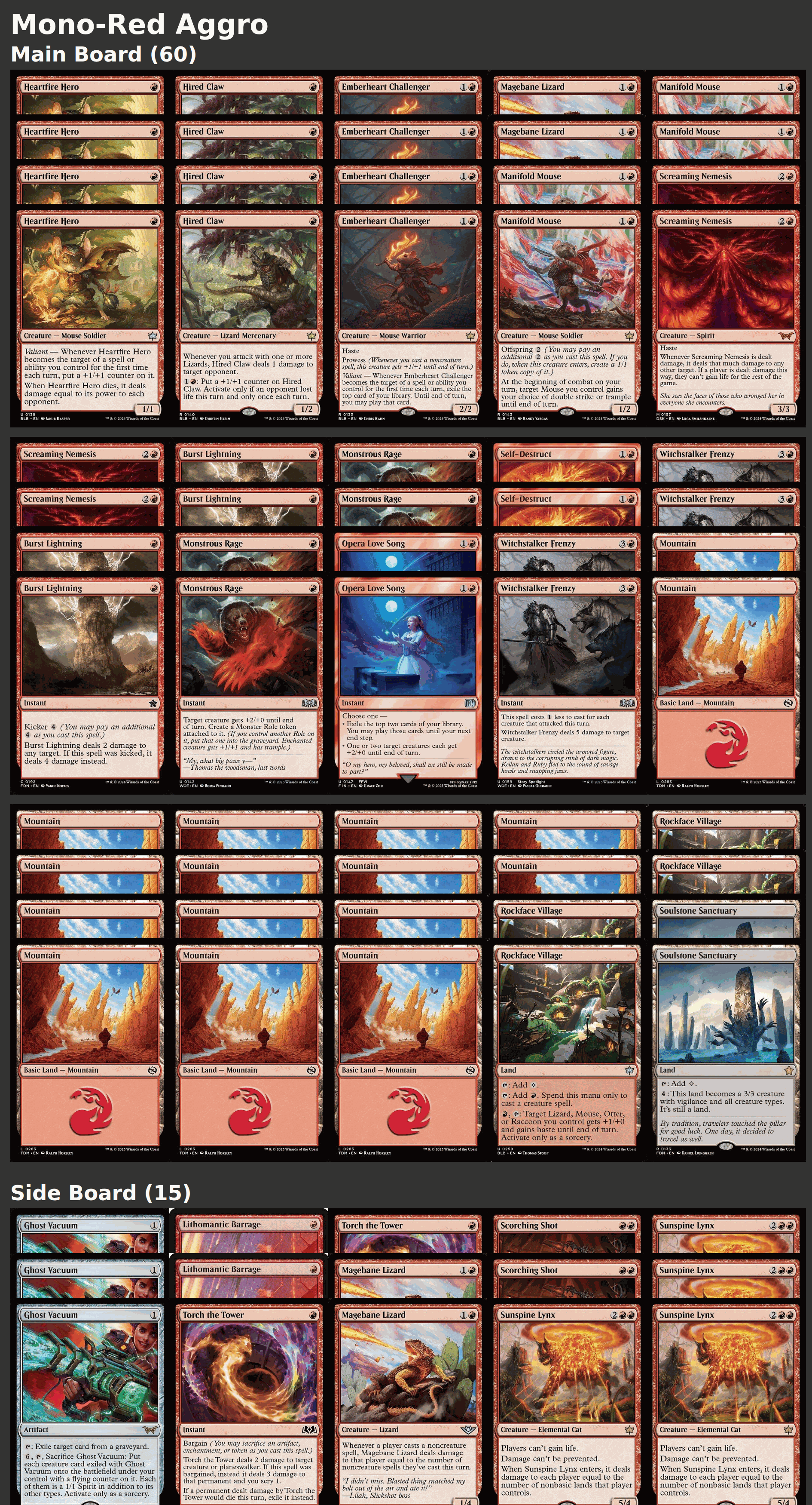 Mono-Red Aggro