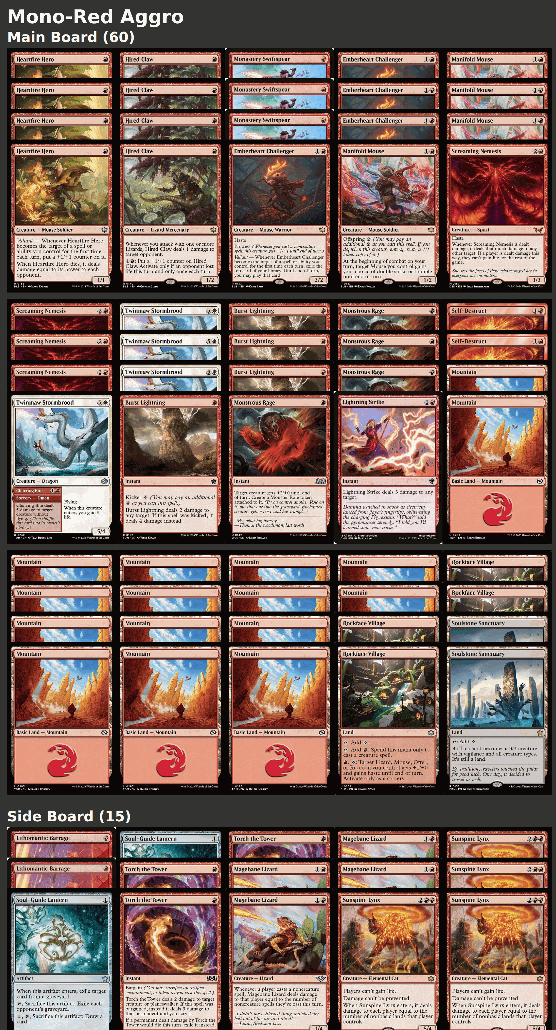 Mono-Red Aggro