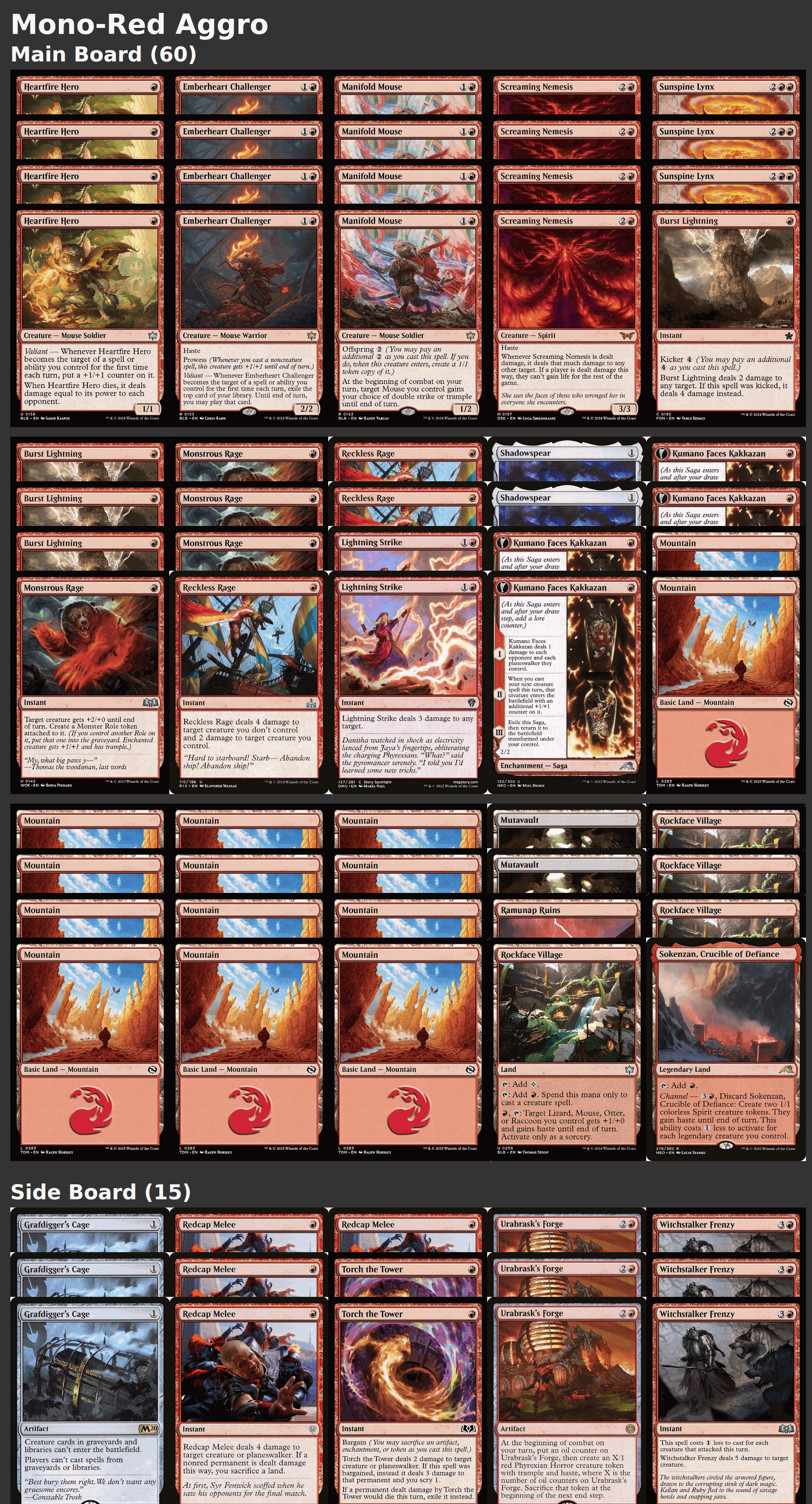 Mono-Red Aggro