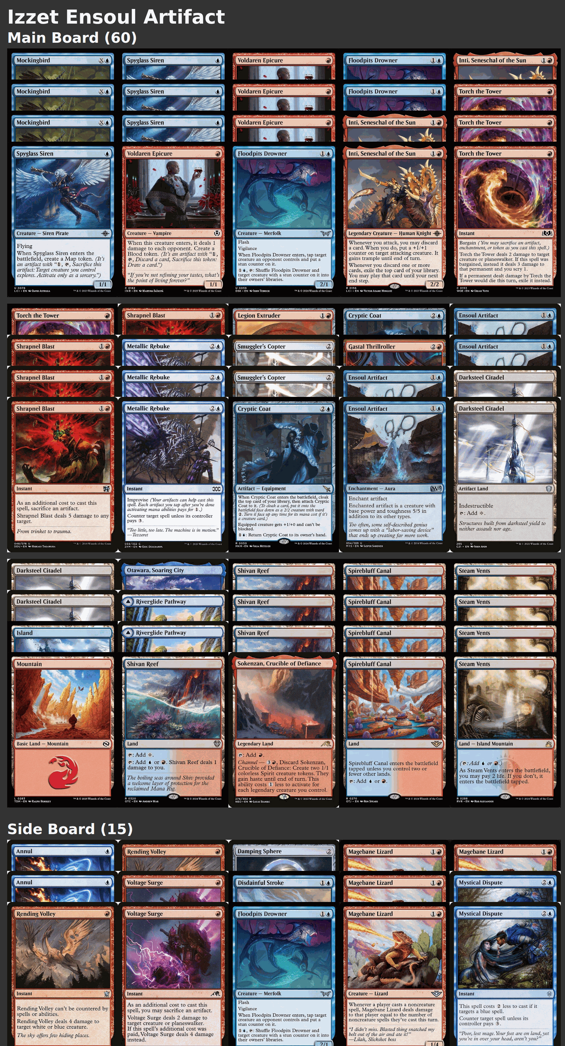 Izzet Ensoul Artifact