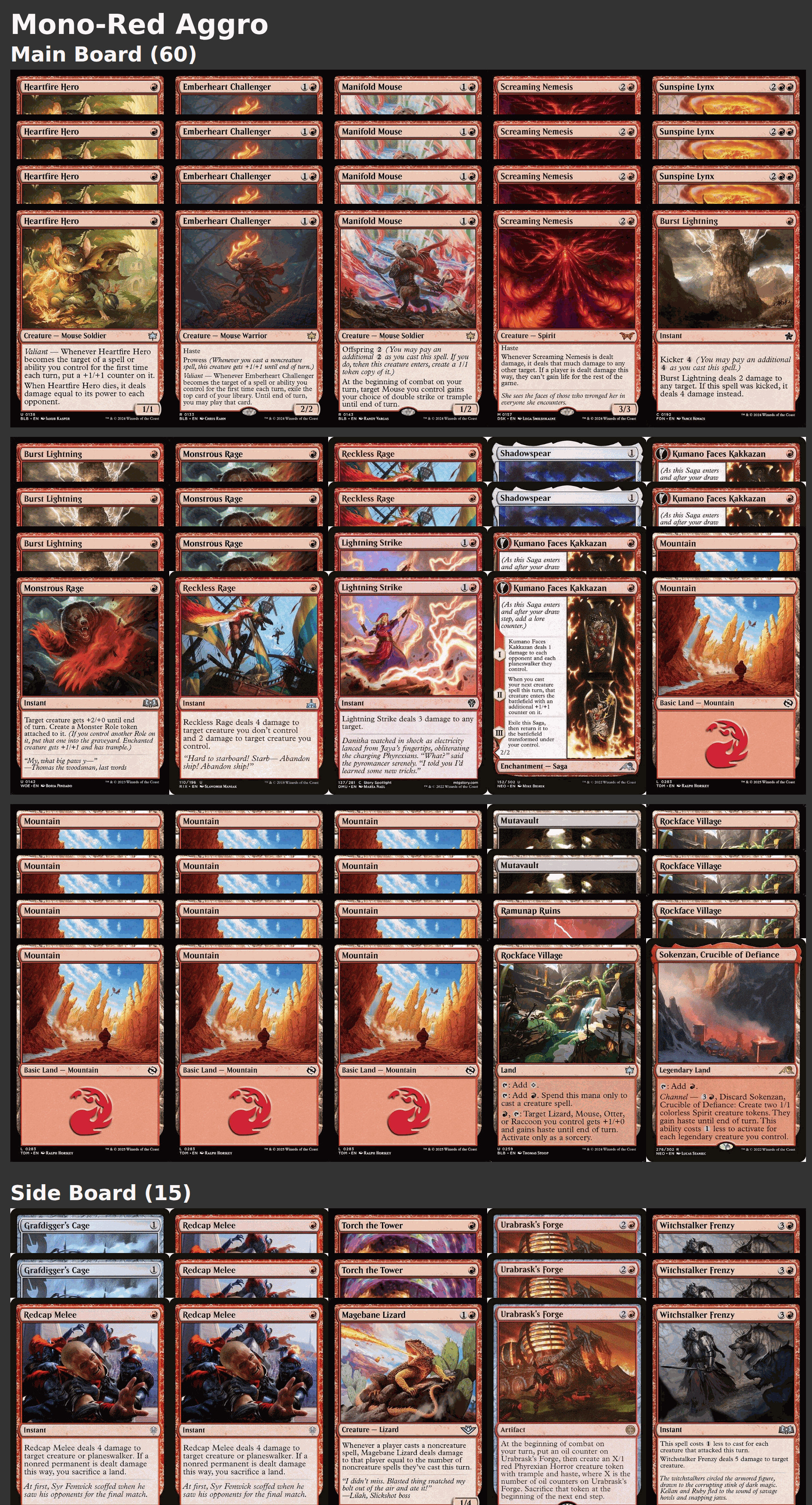 Mono-Red Aggro