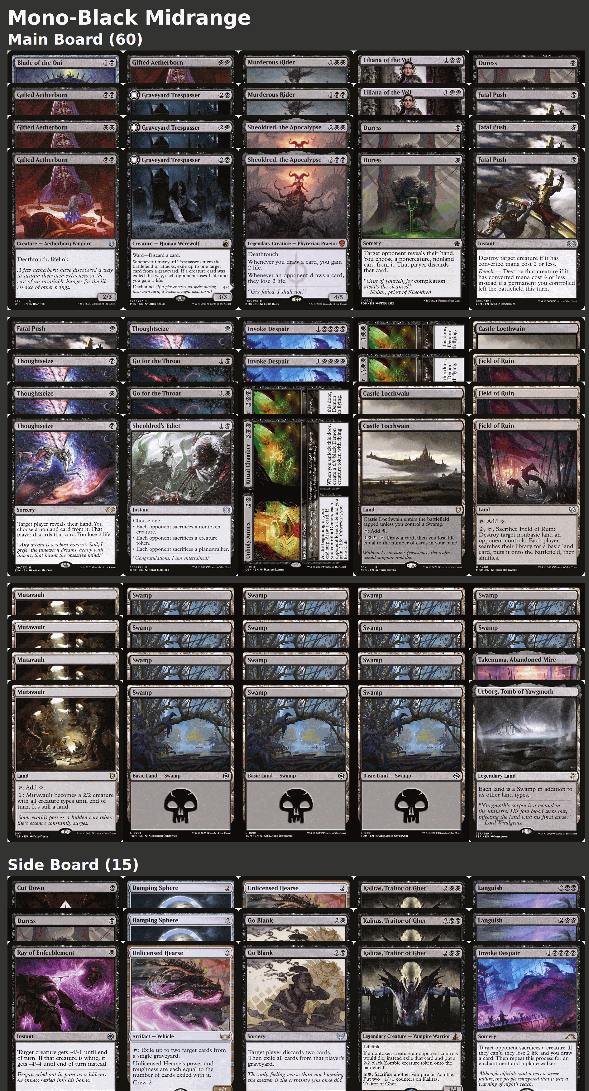 Mono-Black Midrange