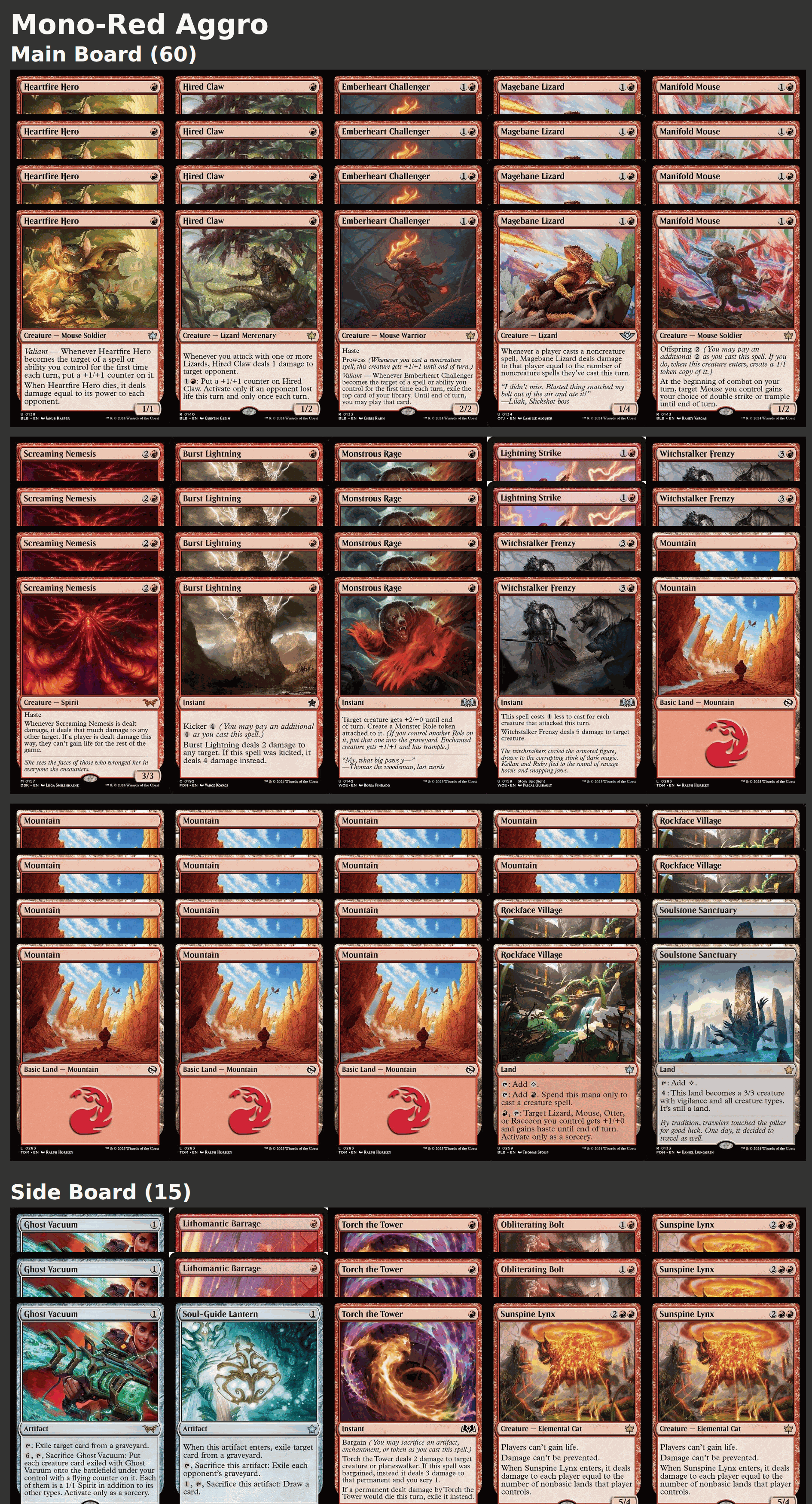 Mono-Red Aggro