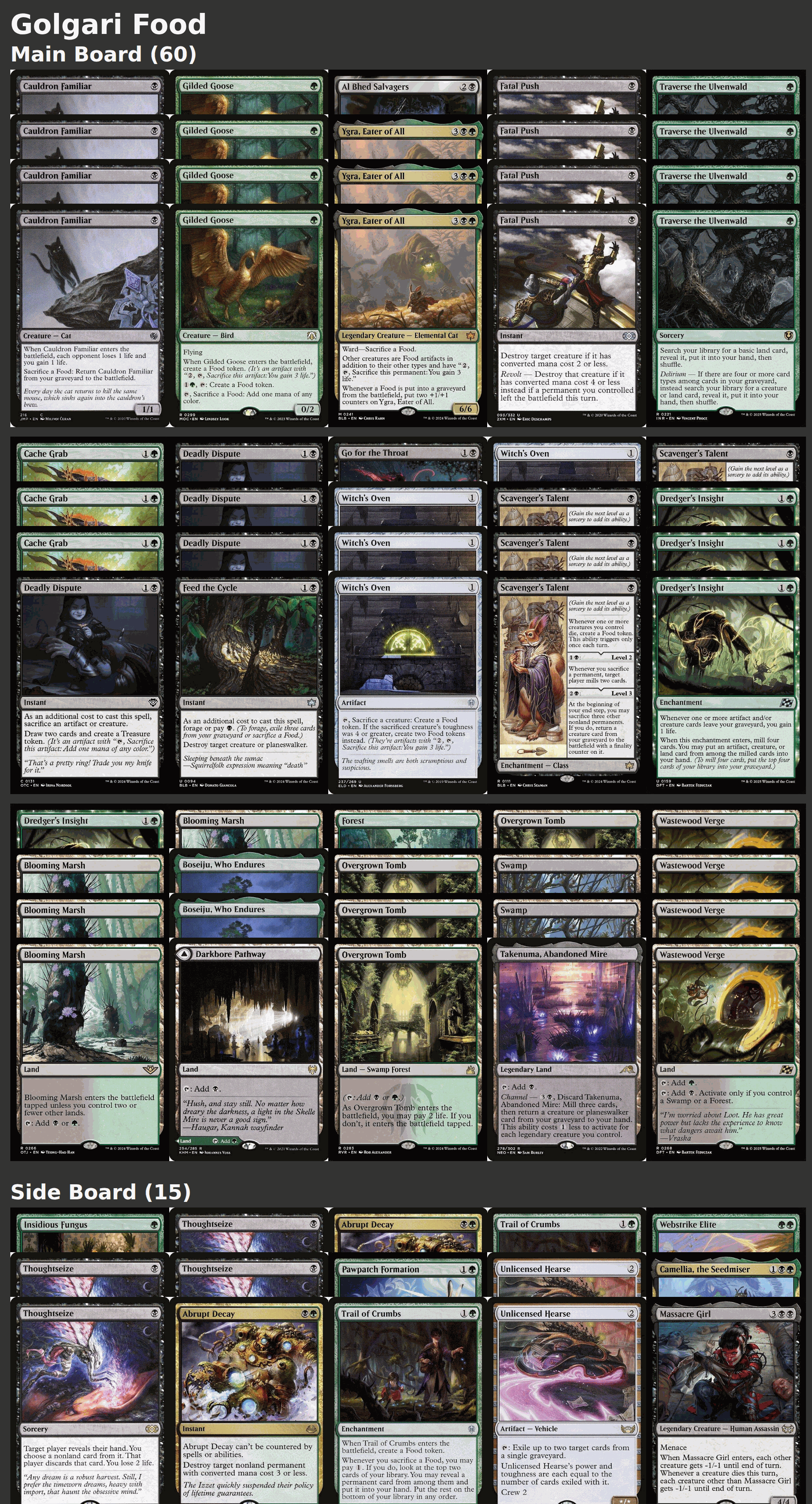 Golgari Food