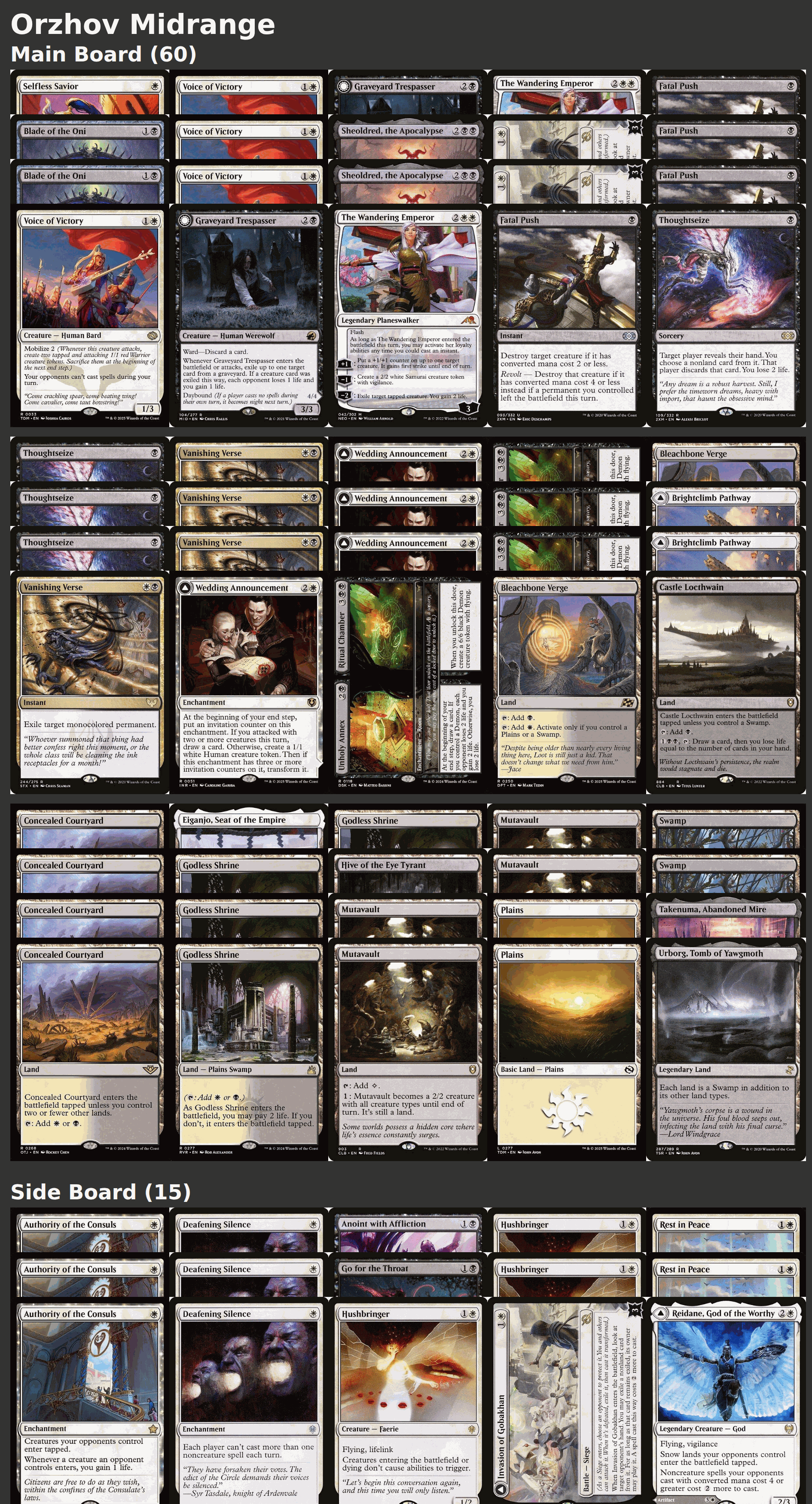Orzhov Midrange