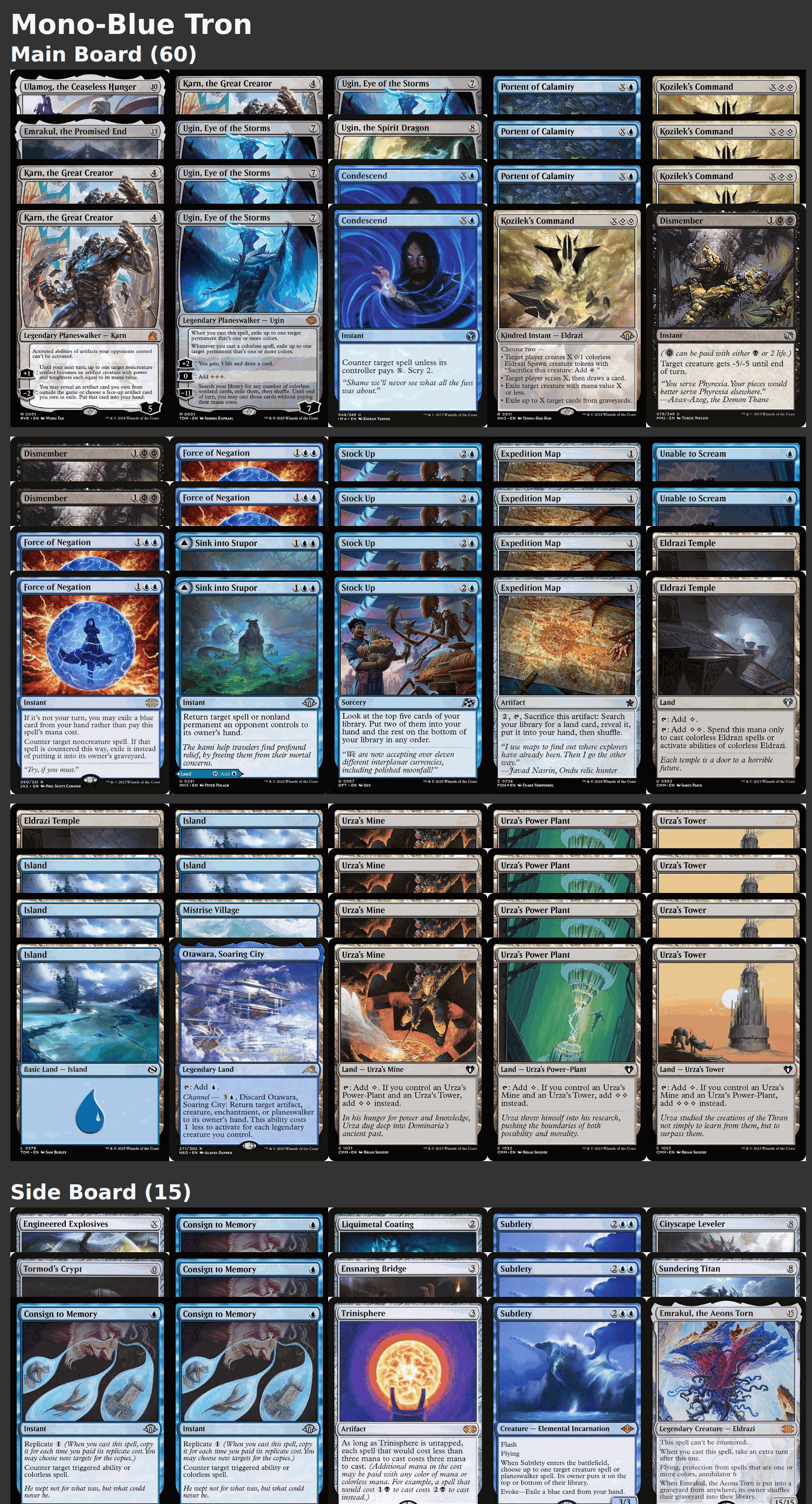 Mono-Blue Tron