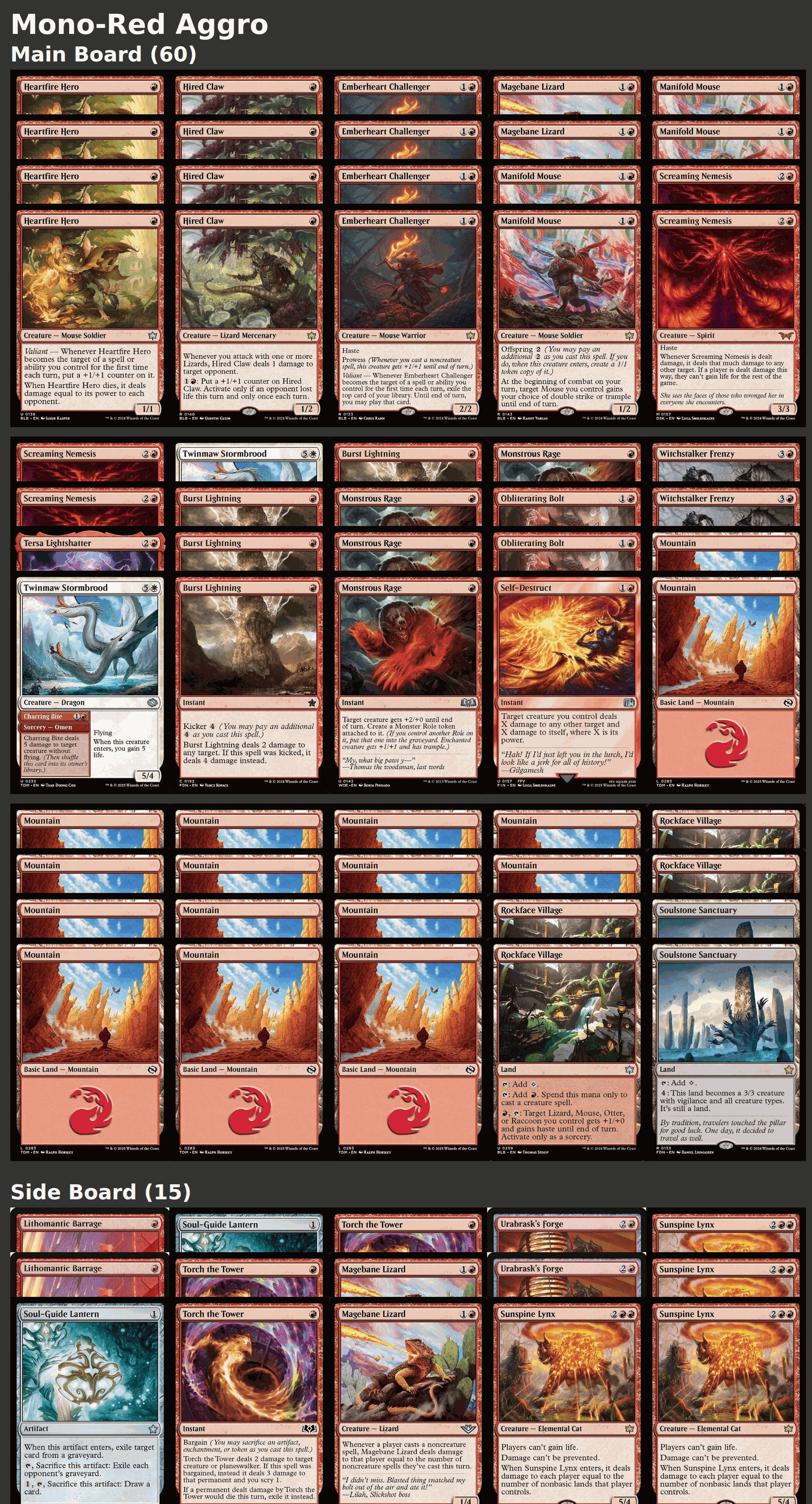 Mono-Red Aggro