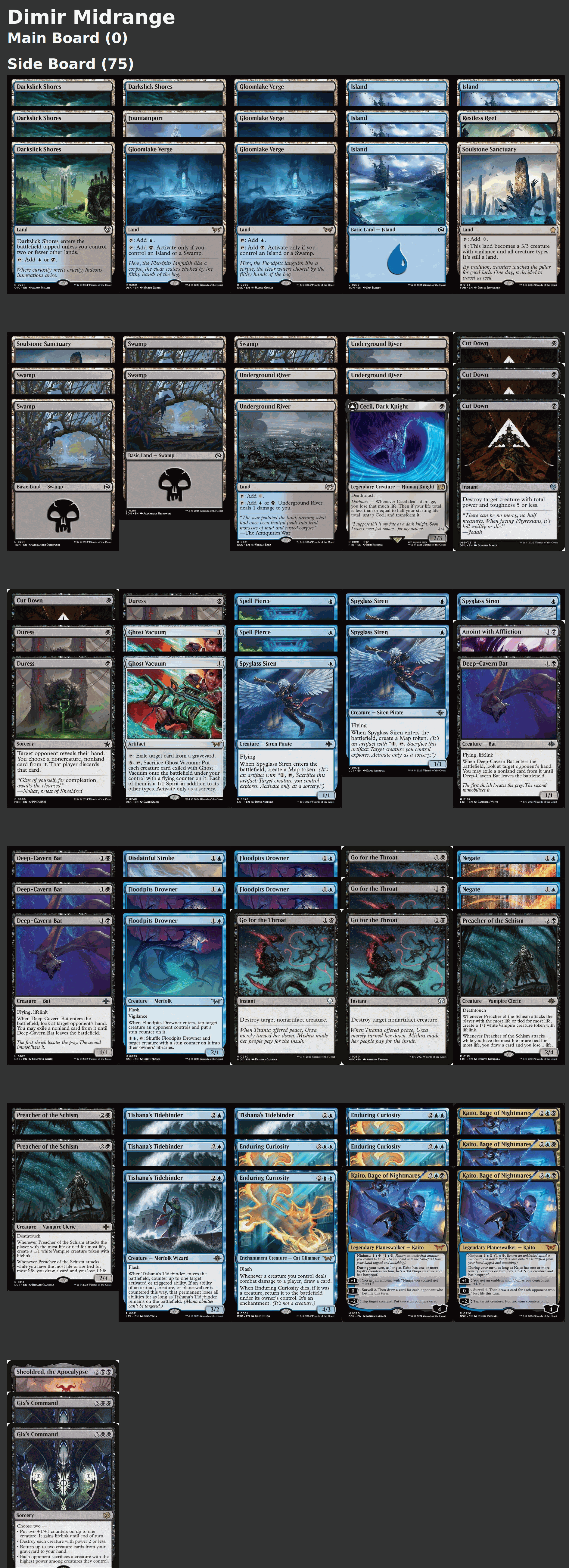 Dimir Midrange