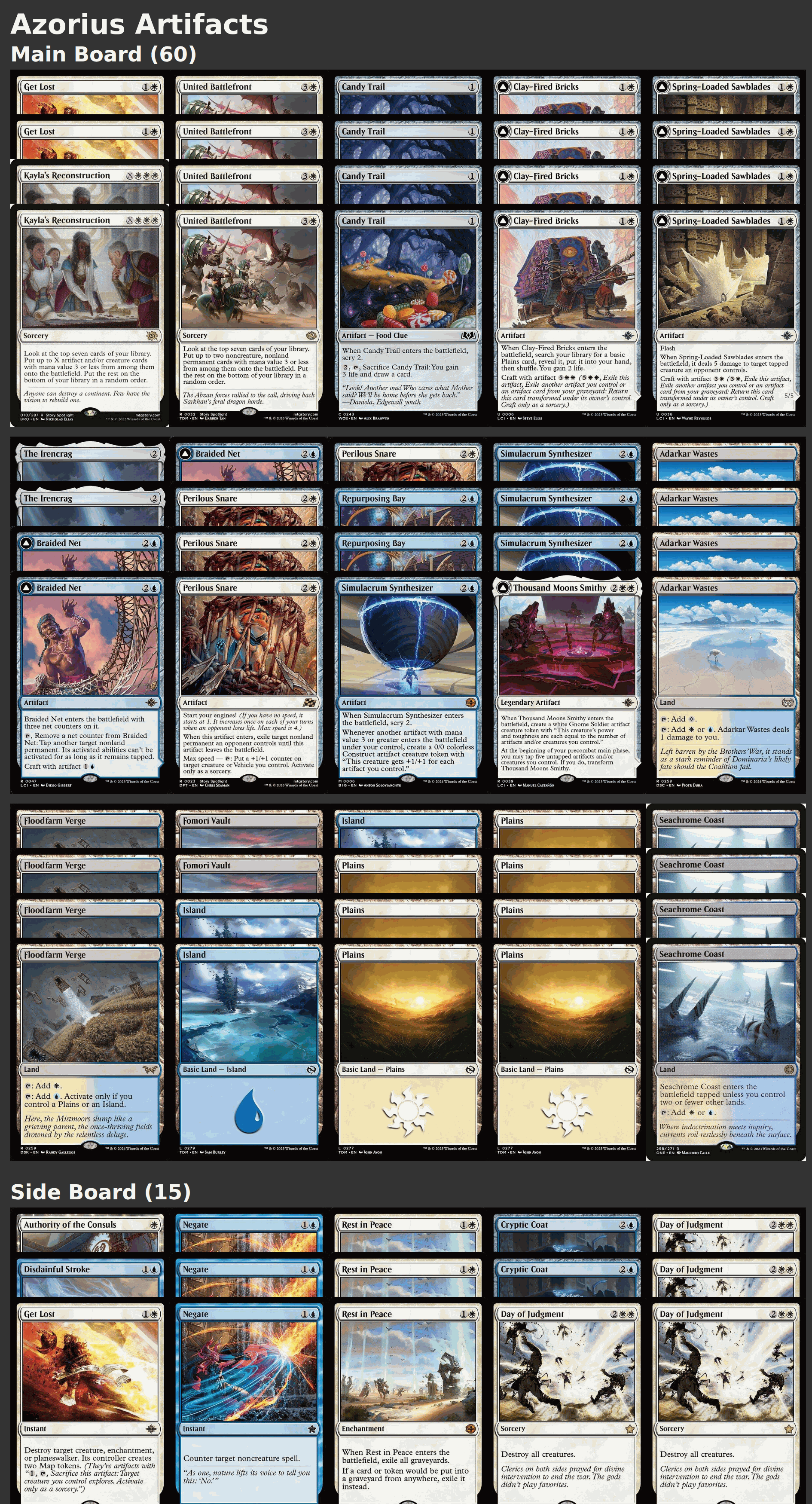 Azorius Artifacts