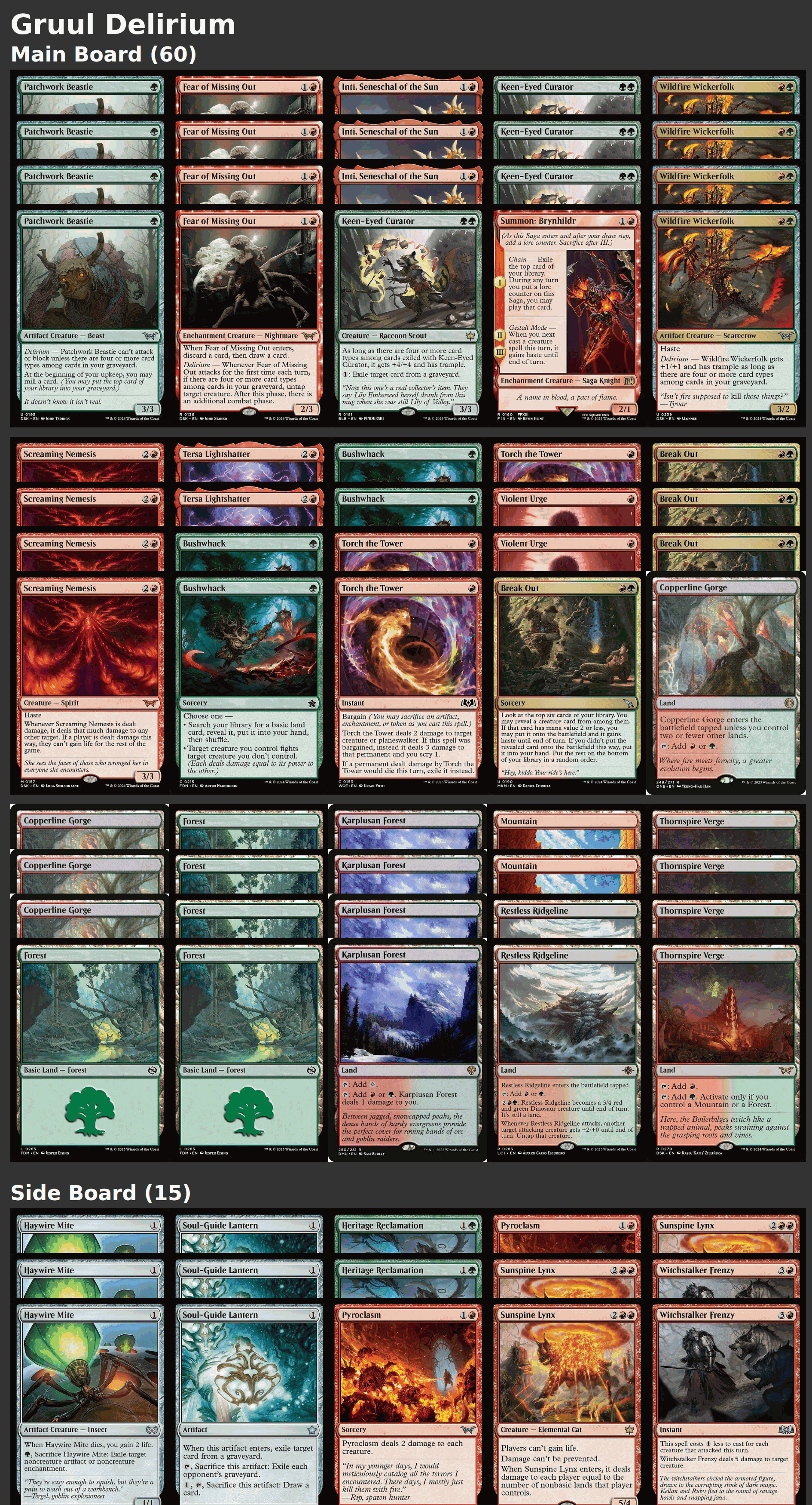 Gruul Delirium