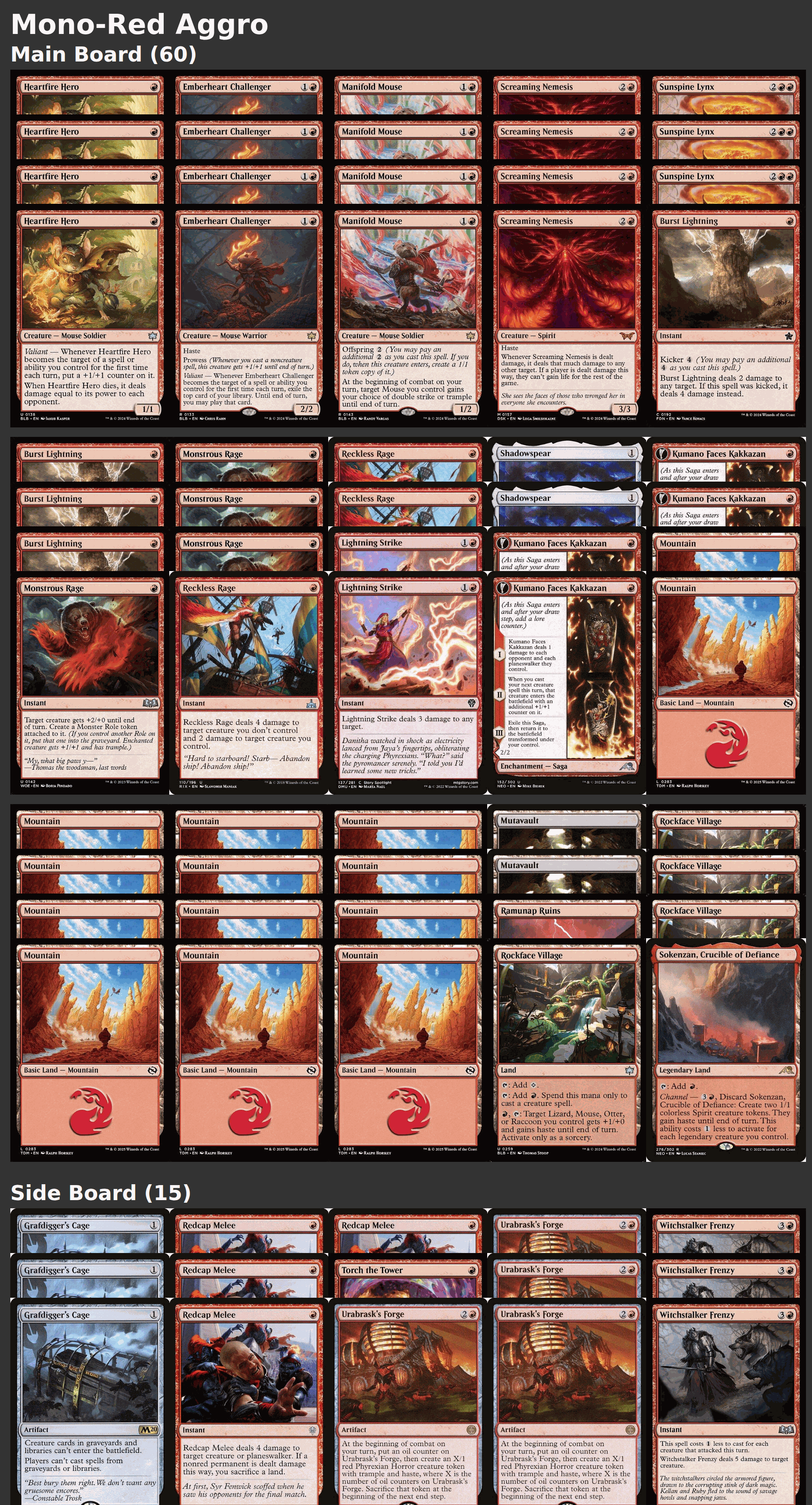 Mono-Red Aggro