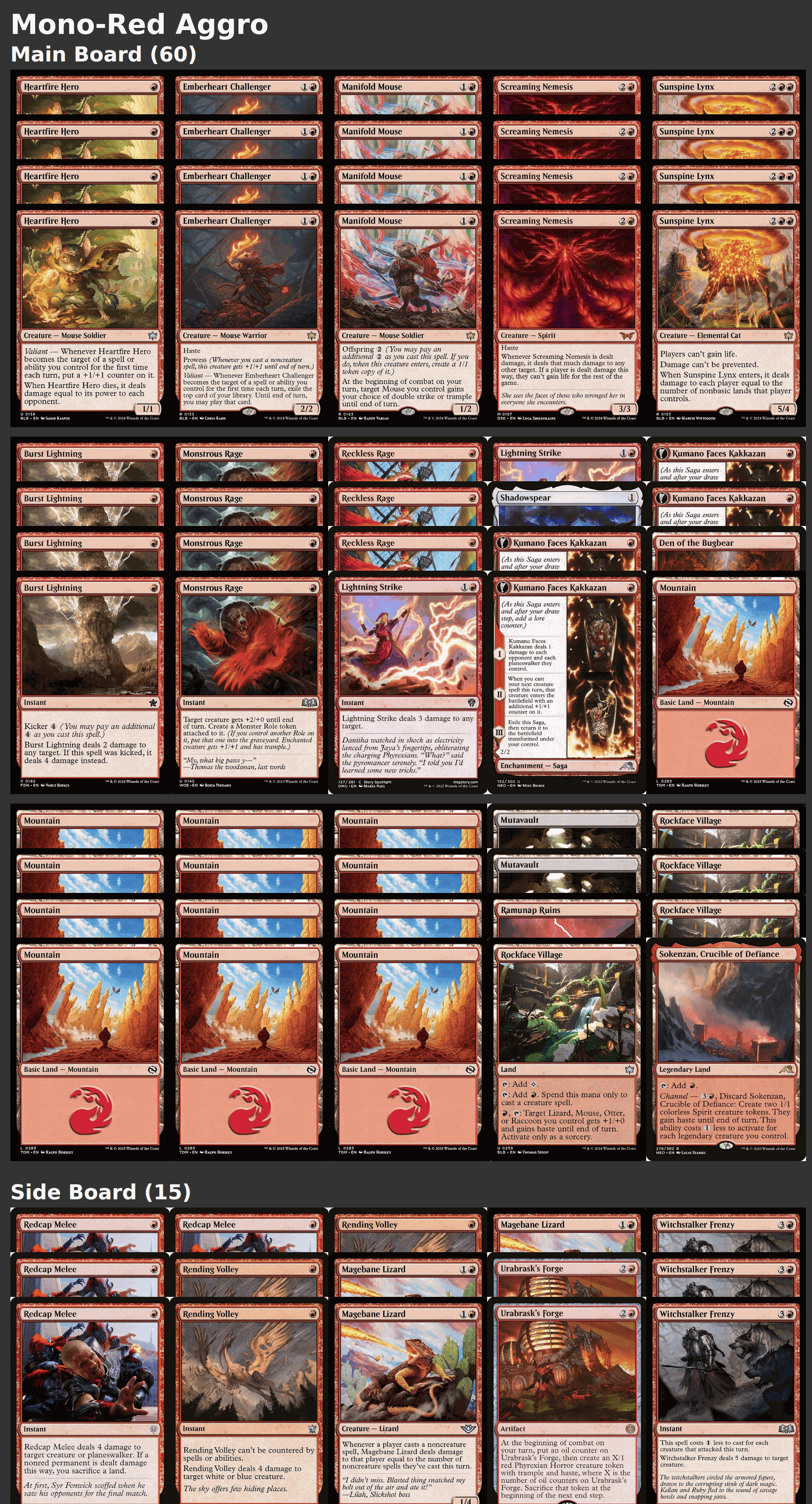 Mono-Red Aggro