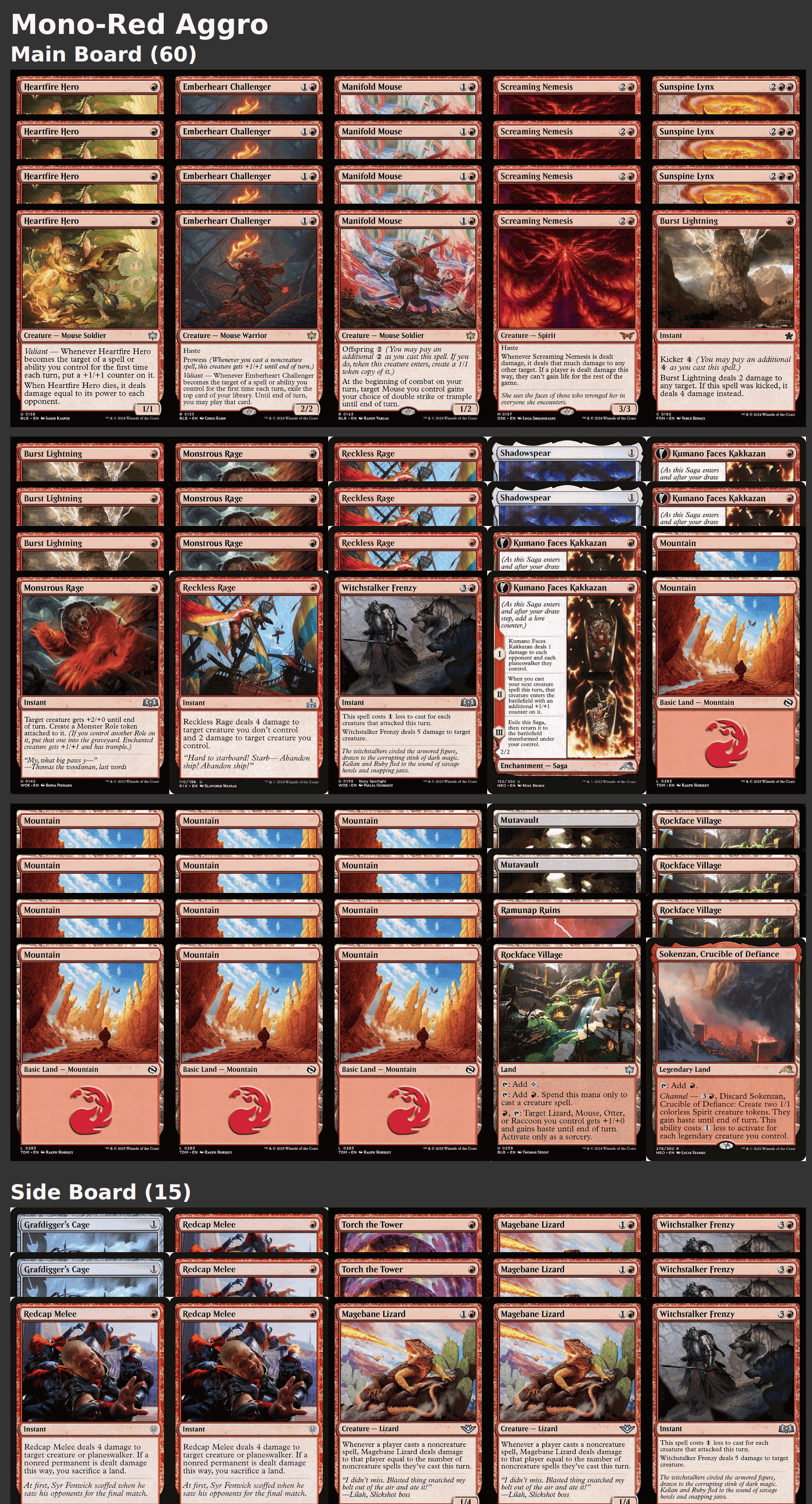 Mono-Red Aggro