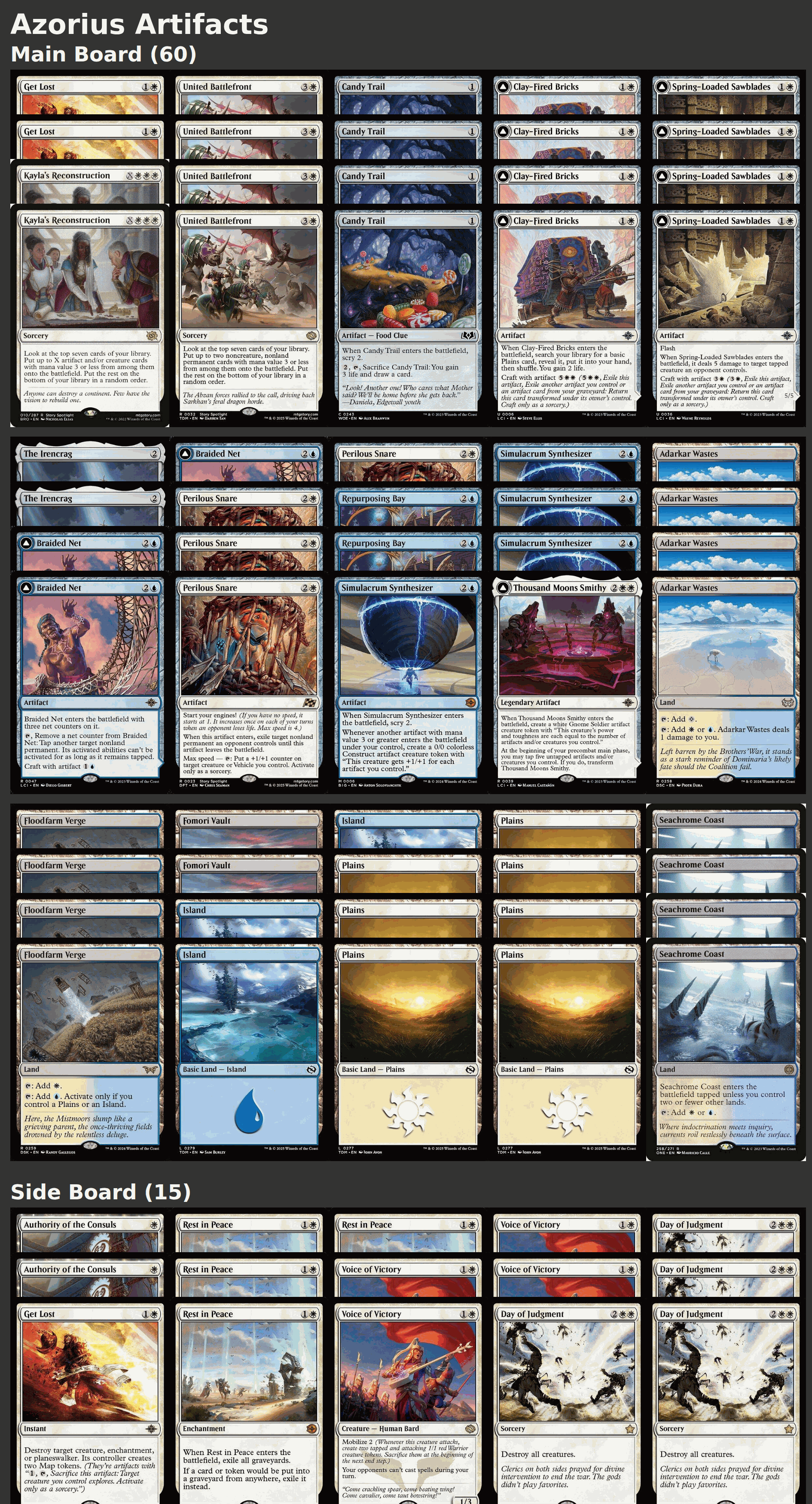 Azorius Artifacts