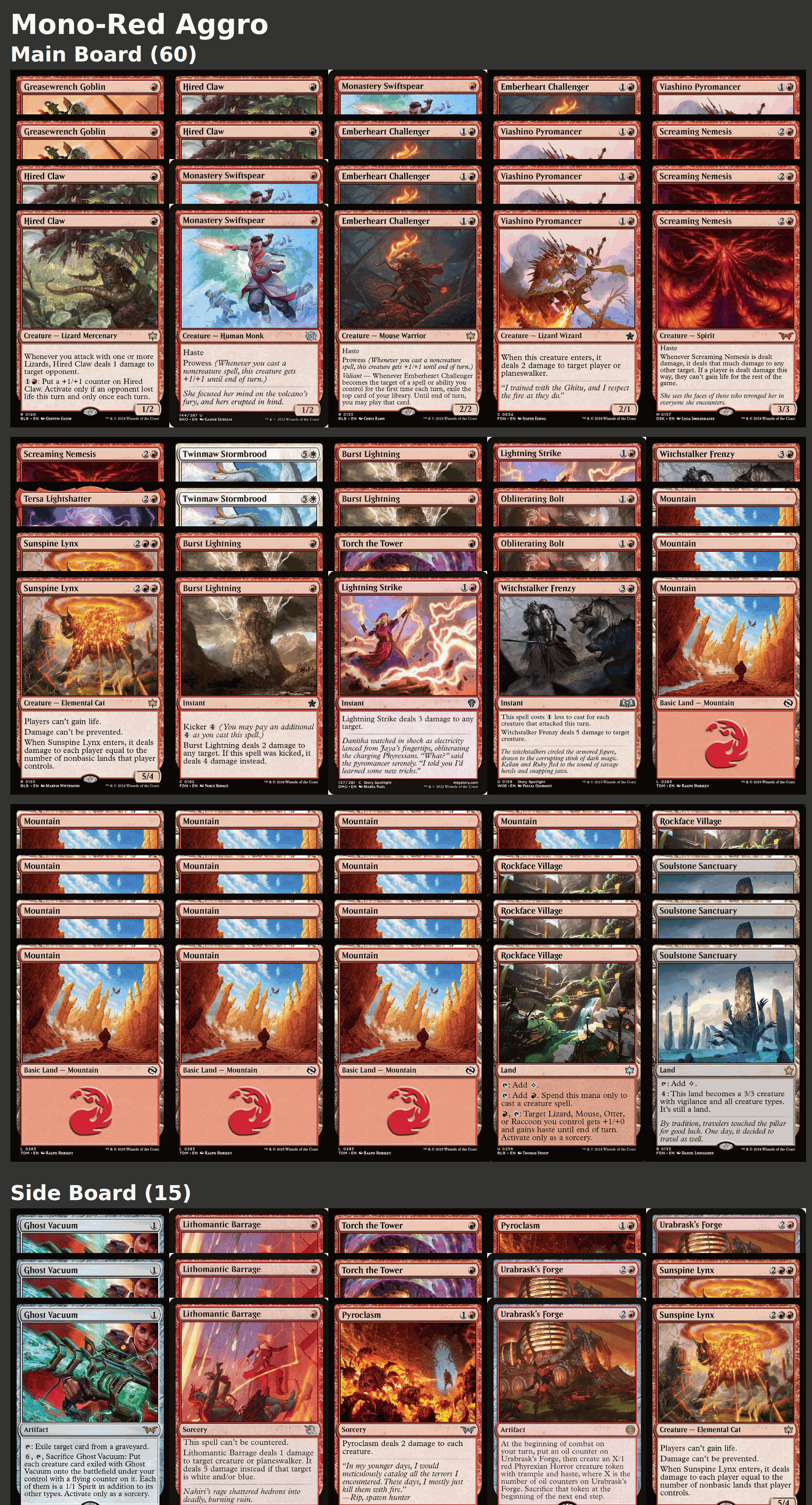 Mono-Red Aggro