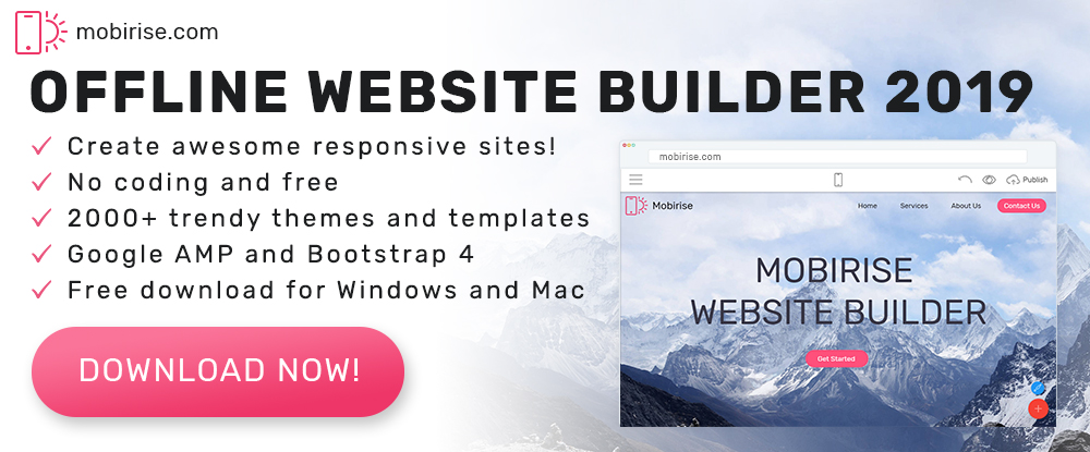 Mobirise Website Builder
