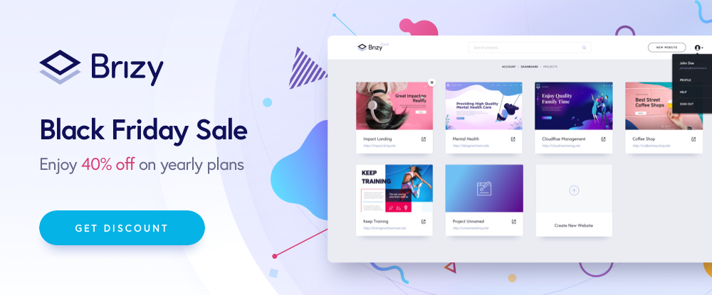 Brizy Cloud Website Builder