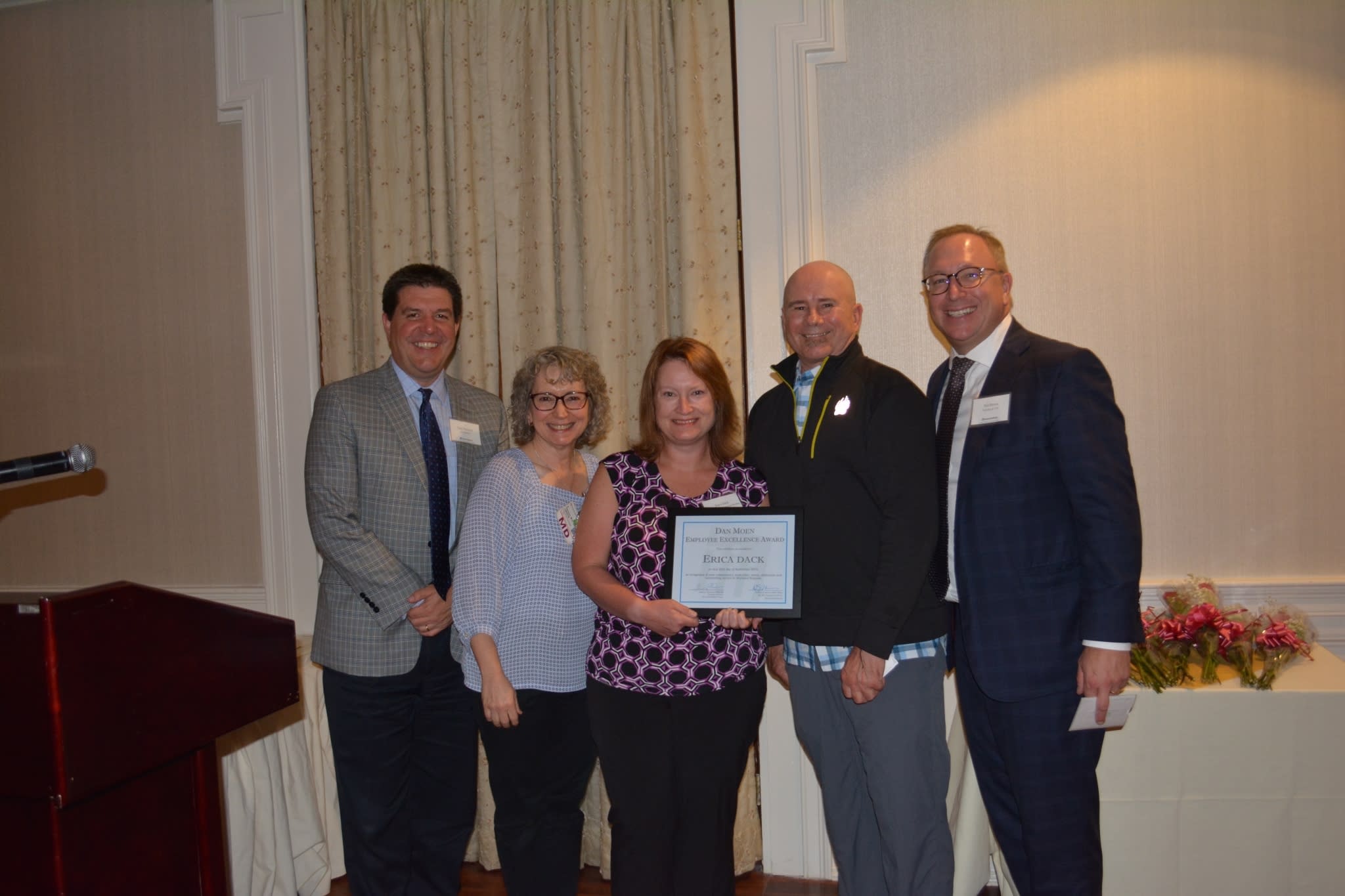 Erica Dack, Winner of Dan Moen Award