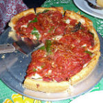 deep dish pizza photo