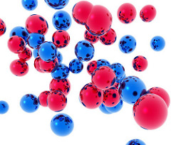 red and blue photo