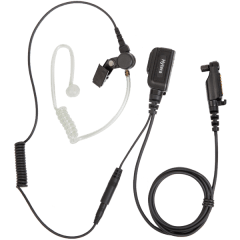 Hytera EAN22 Curly Cord Detachable Earpiece with In-line PTT and Microphone