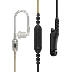 Motorola PMLN8082 1-Wire Earpiece, PTT, Acoustic Tube MOTOTRBO iON