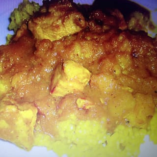 Hähnchen-Curry mit Apfelsauce, Foto 1