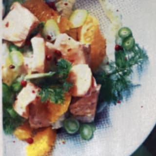 Fenchel-Orangen-Salat mit Lachs, Foto 1